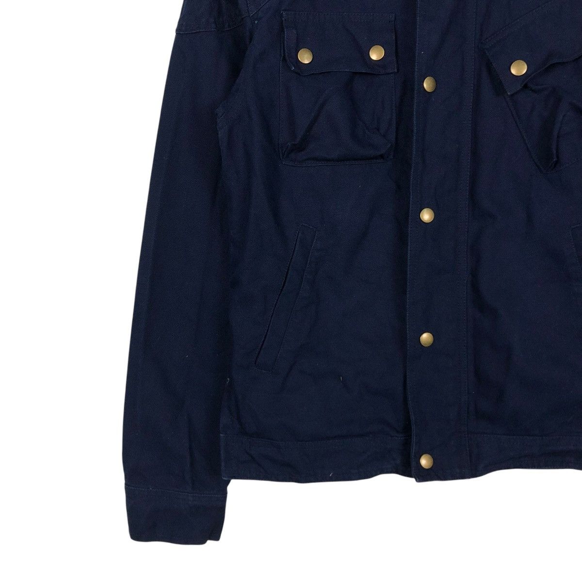 Japanese Brand 🔥VINTAGE CHORE BIKER JACKET CAFE RACER NELSON JAPAN Size US L / EU 52-54 / 3 - 6 Thumbnail