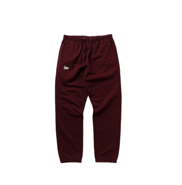 image of Hypebeast x Patta Basic Jogging Pants Burgundy • Xl, Men's (Size 36)