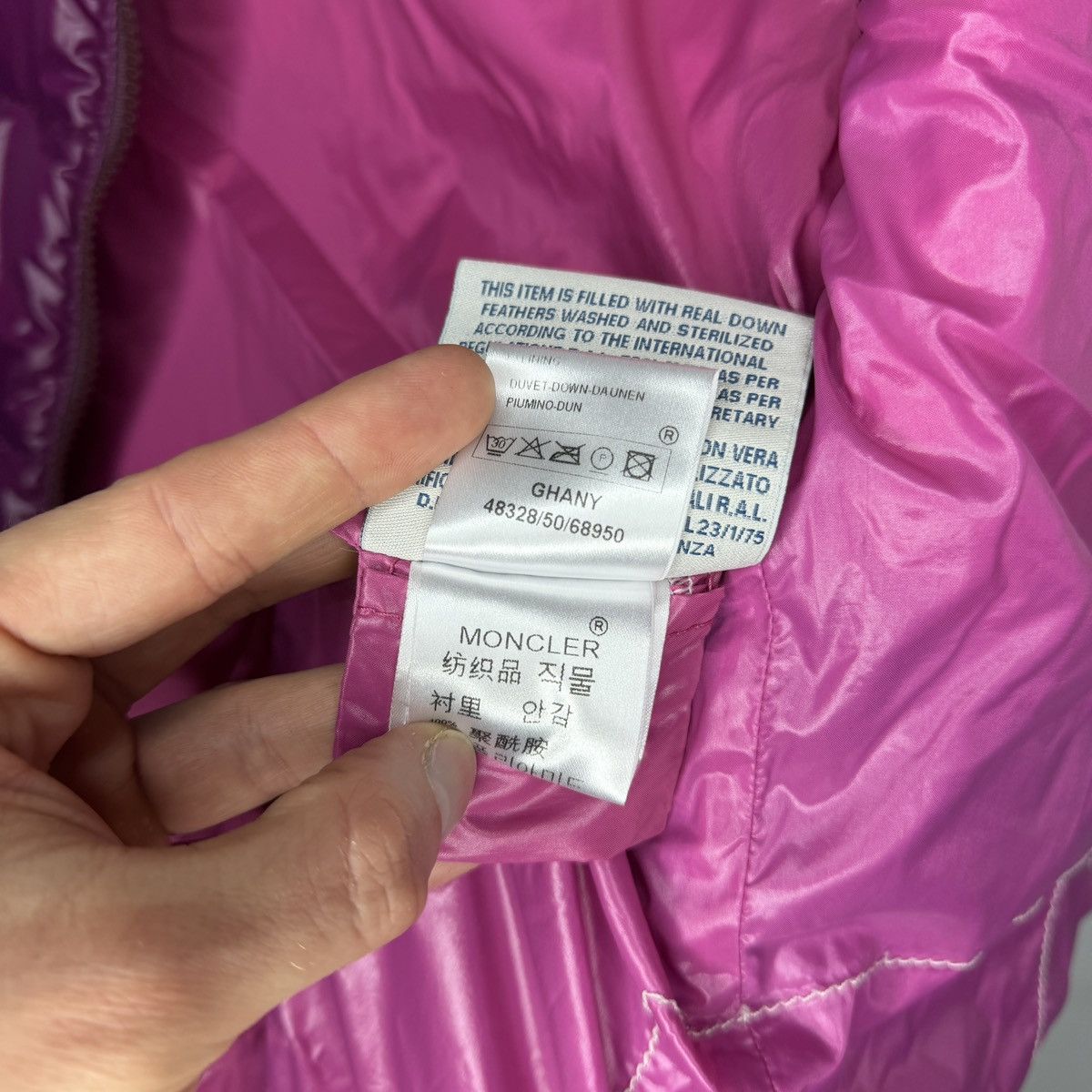 Moncler Moncler Pink Purple Liane Down Quilted Gilet Vest Size M / US 6-8 / IT 42-44 - 12 Thumbnail