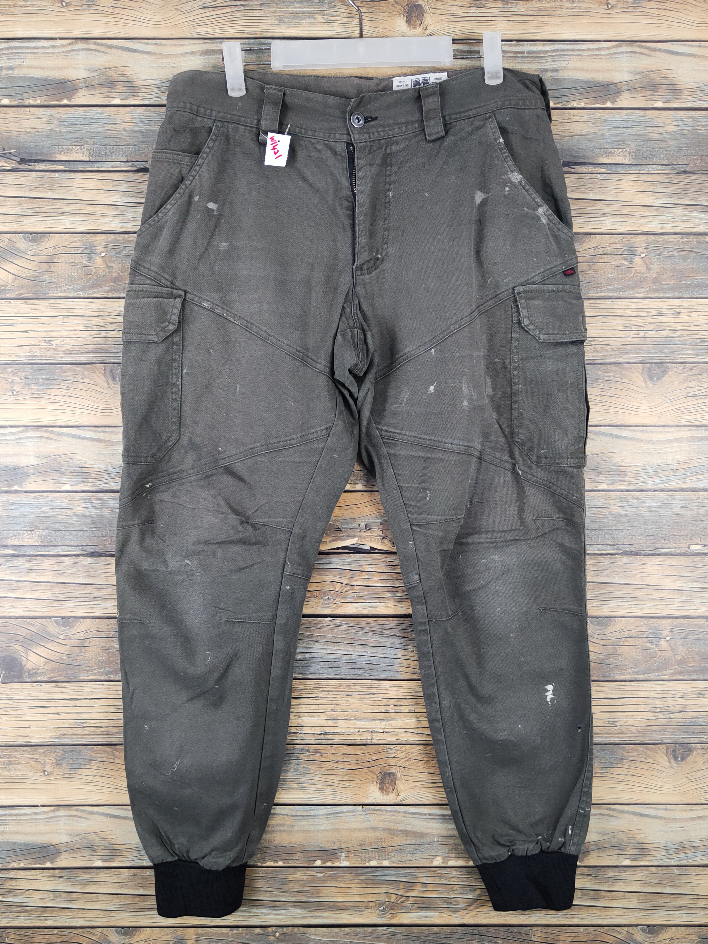 Tora Olive Multipocket Tactical Joggers #W1421