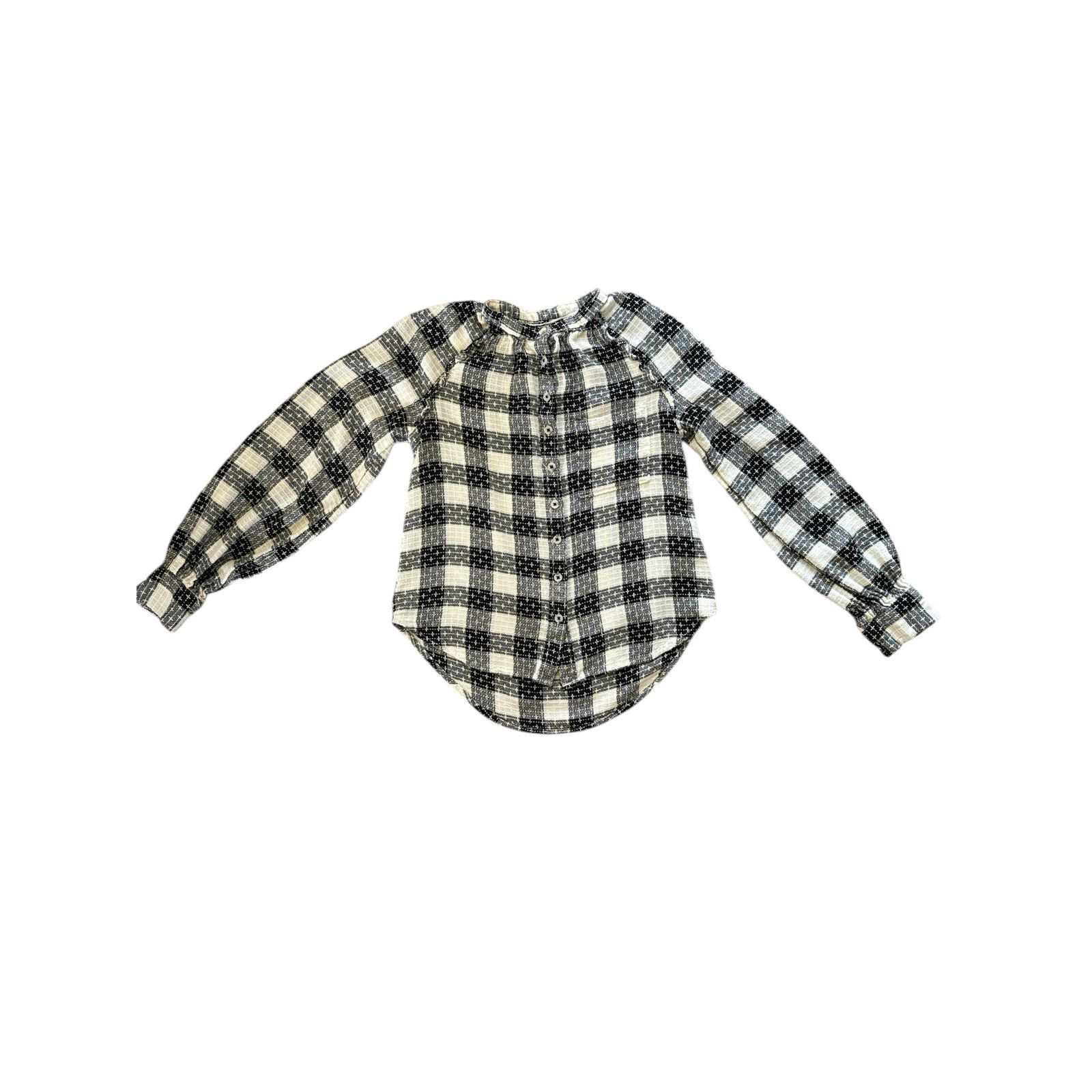 Anthropologie Anthropologie Pilcro Womens Size XS Plaid Buttondown Blouse Size XS / US 0-2 / IT 36-38 - 3 Thumbnail