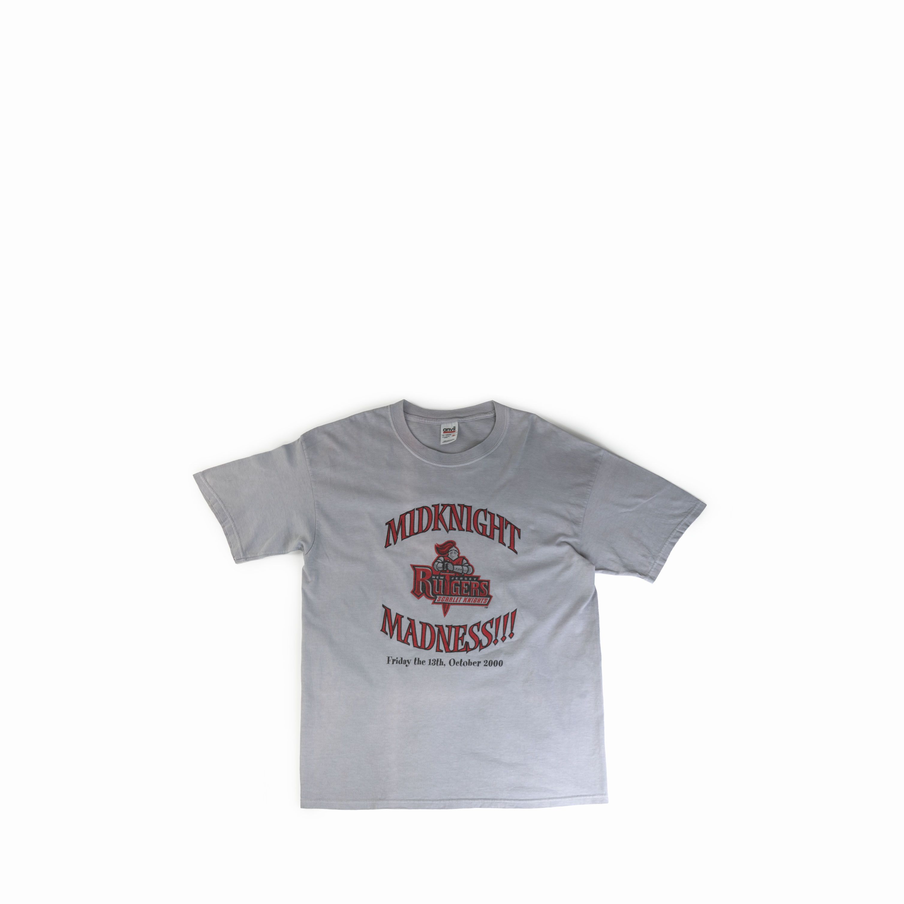 Vintage Vintage 2000 Friday The 13th Rutgers Tee Shirt Size US XL / EU 56 / 4 - 1 Thumbnail