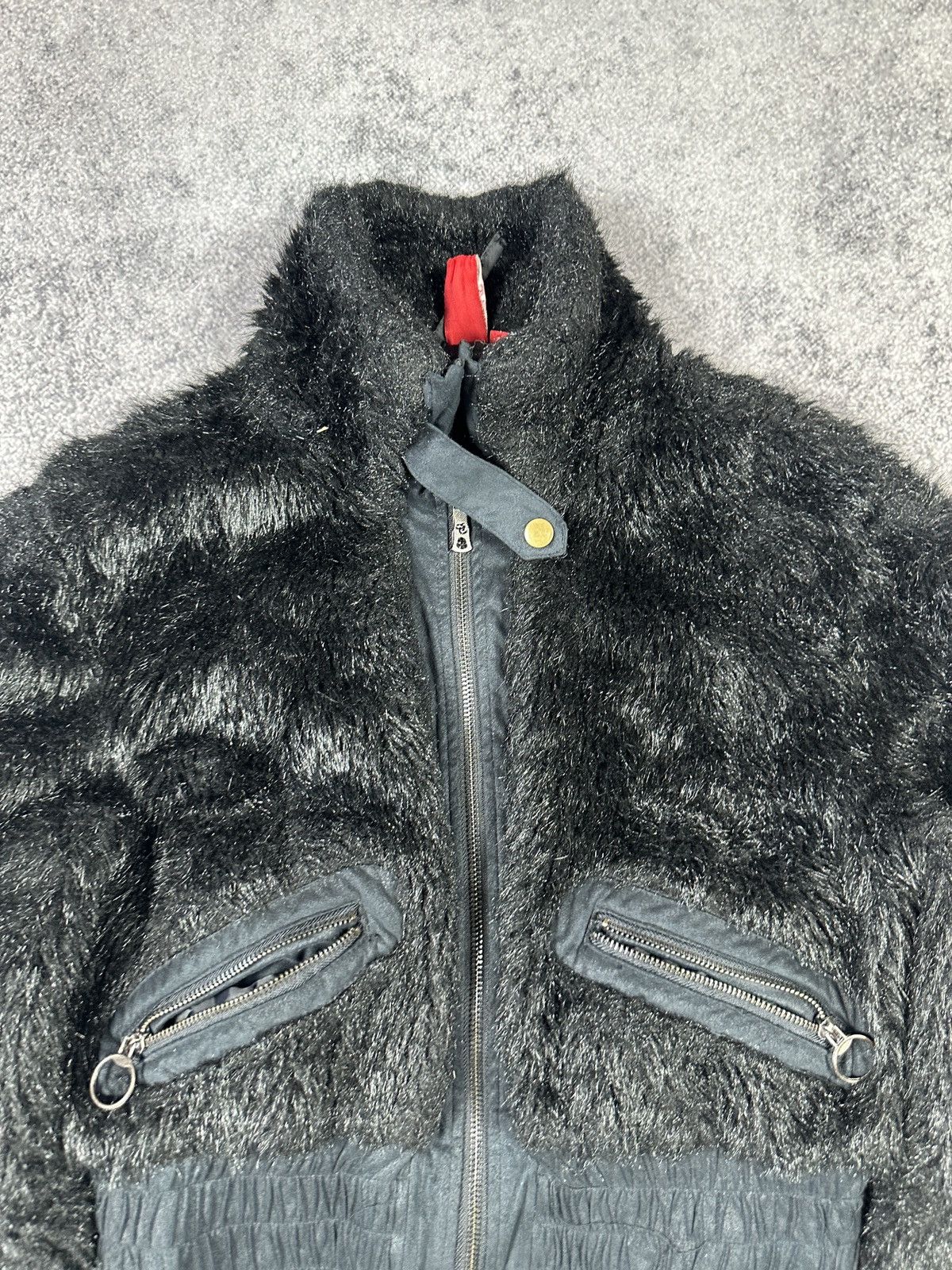 Vintage Y2K Vintage Fur Jacket Mohair Streetwear Opium Alt Rare VTg Size S / US 4 / IT 40 - 3 Thumbnail