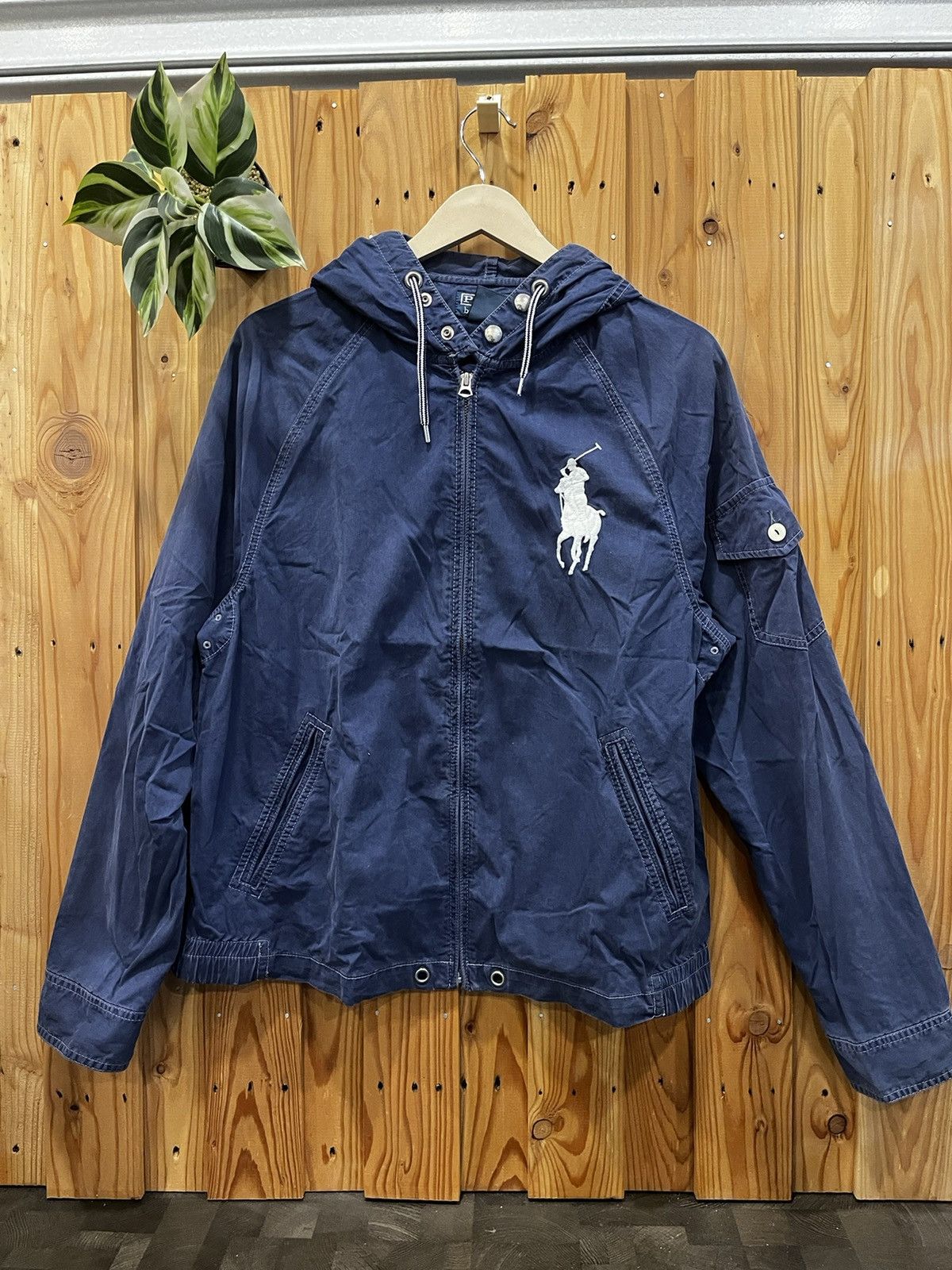 Vintage Polo Sport Ralph Lauren Fleece Jacket*Zip-Up*Black