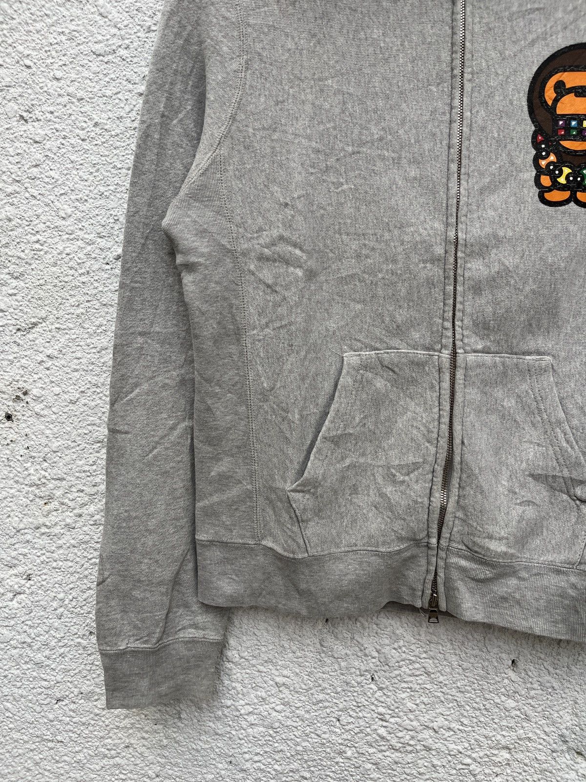 Bape 2008 Bape Baby Milo Full-zip Hoodie Size S / US 4 / IT 40 - 13 Thumbnail