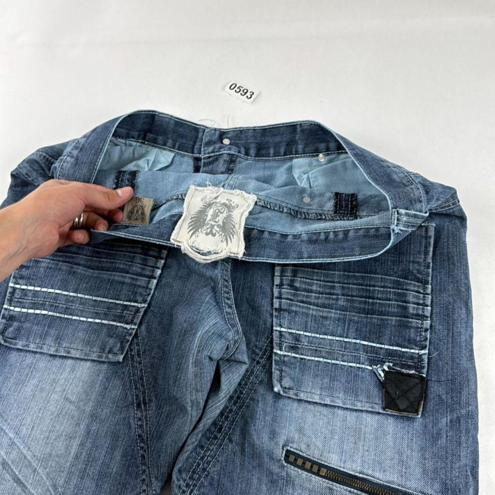 Diesel × Japanese Brand × Vintage Vintage archive y2k grunge navy 