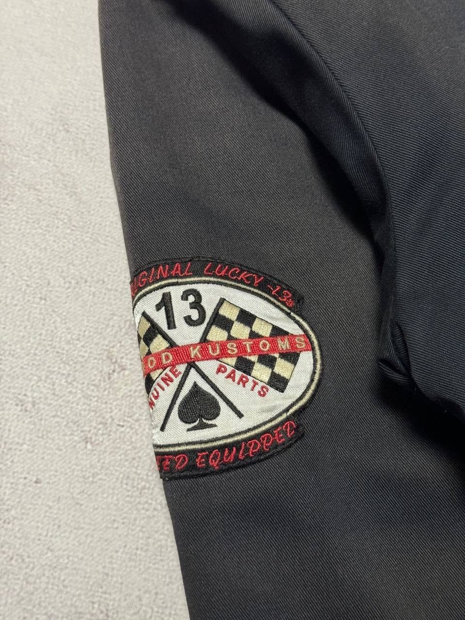 Vintage Vintage Lucky 13 Jacket Embroidered Bomber Baggy Racing 90s Size US M / EU 48-50 / 2 - 7 Thumbnail