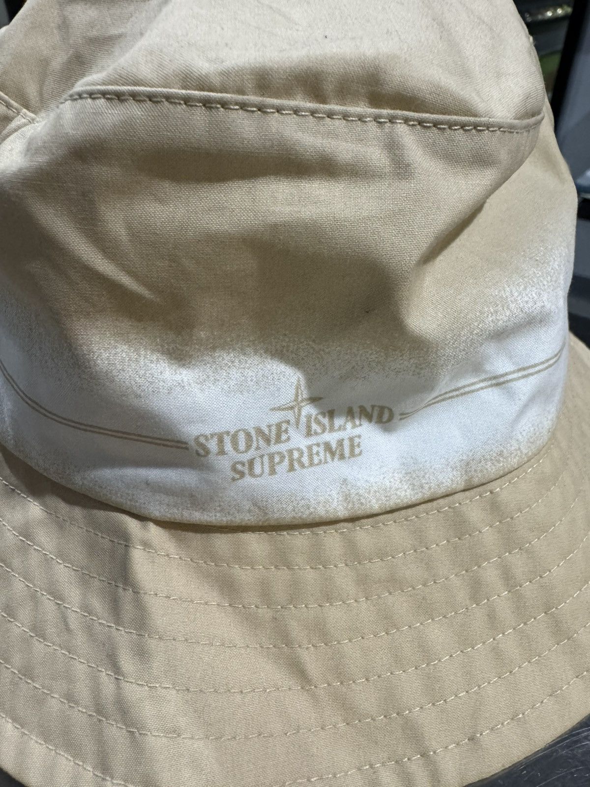 Stone Island × Supreme Supreme Stone Island Crusher Hat Tan Size ONE SIZE - 2 Thumbnail