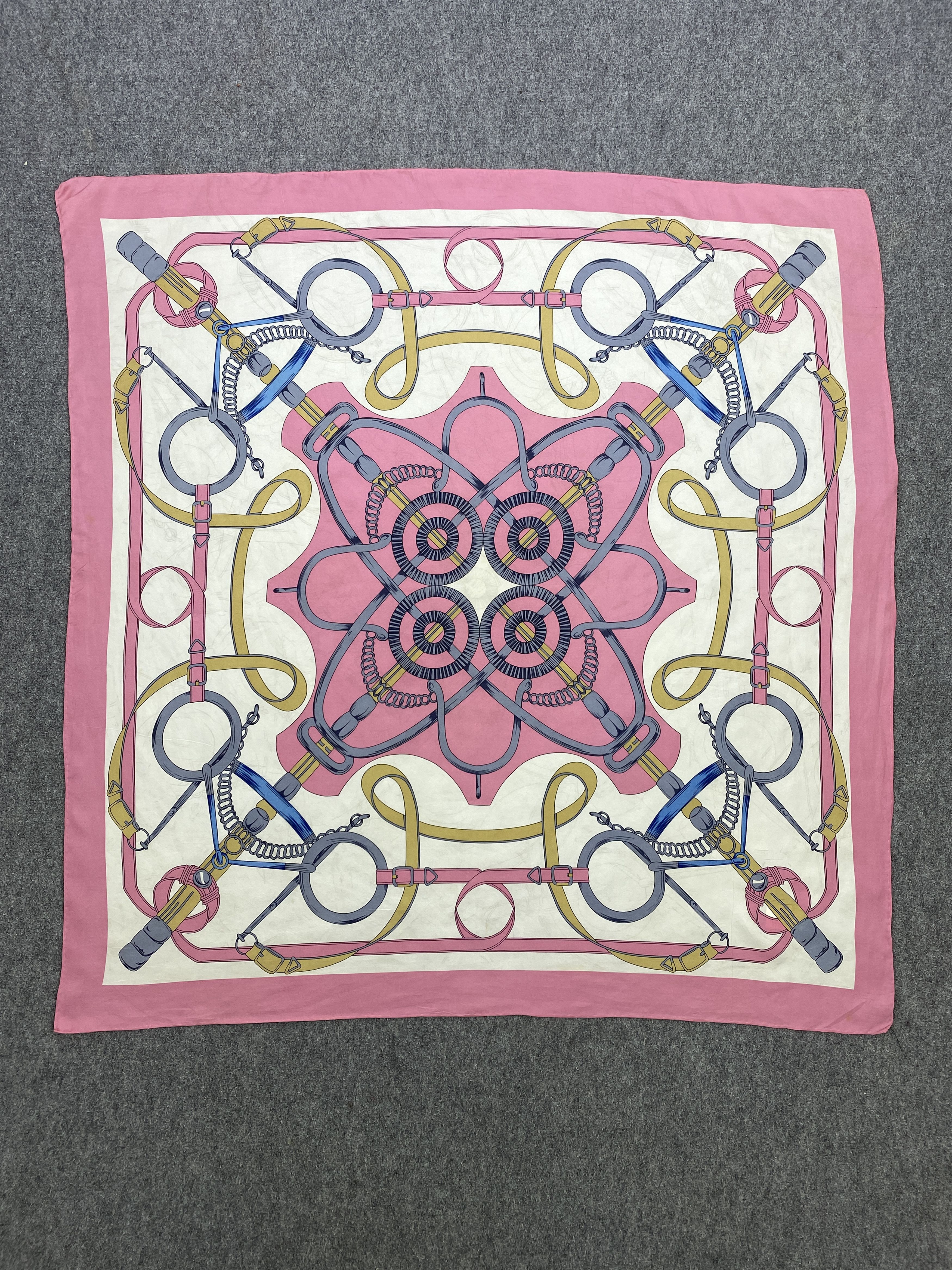 Japanese Brand Vintage Japanese Brand Silk Scarf SN0127 Size ONE SIZE - 3 Thumbnail