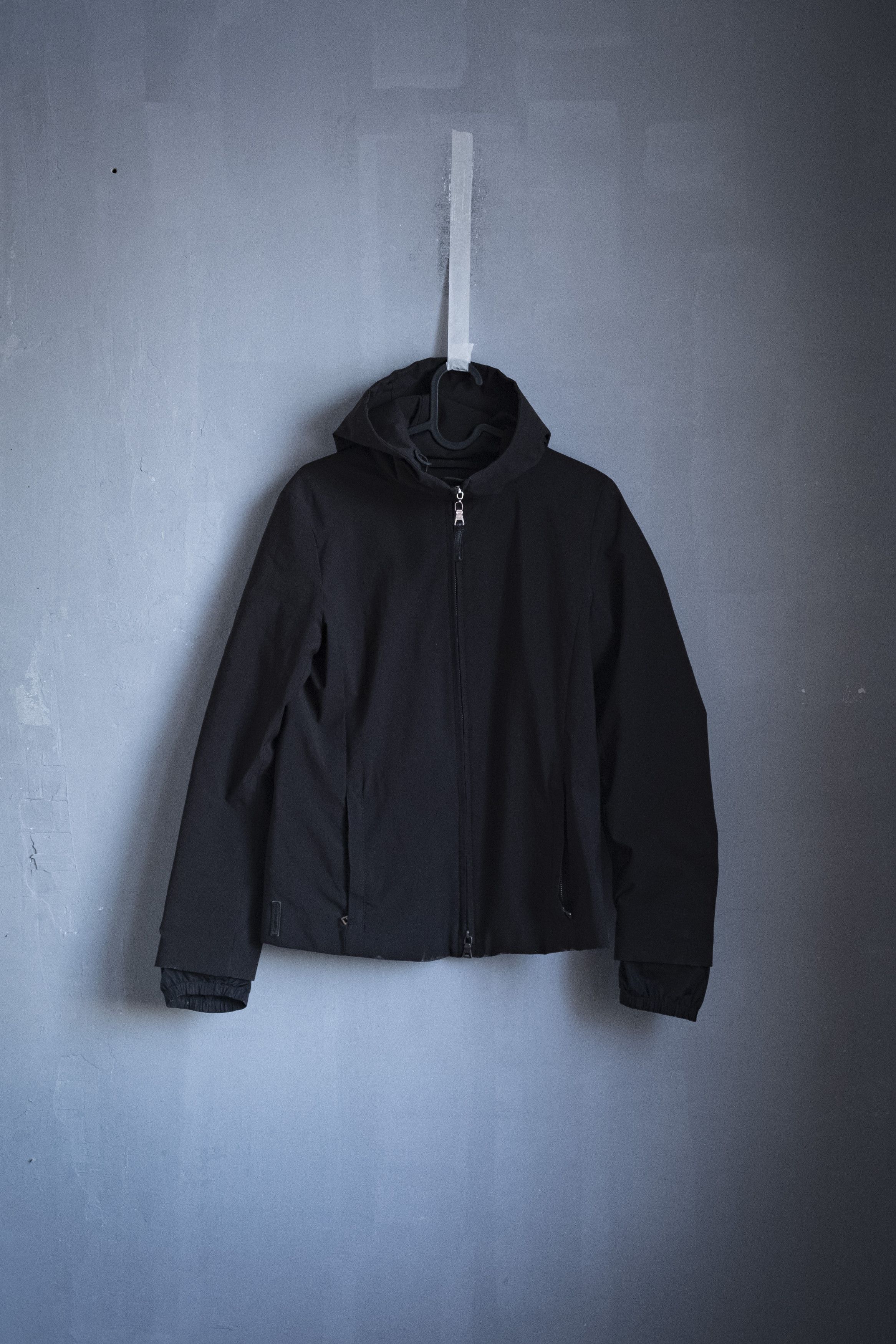 Image of Prada Sport Windstopper Jacket in Black, Women's (Size Small)