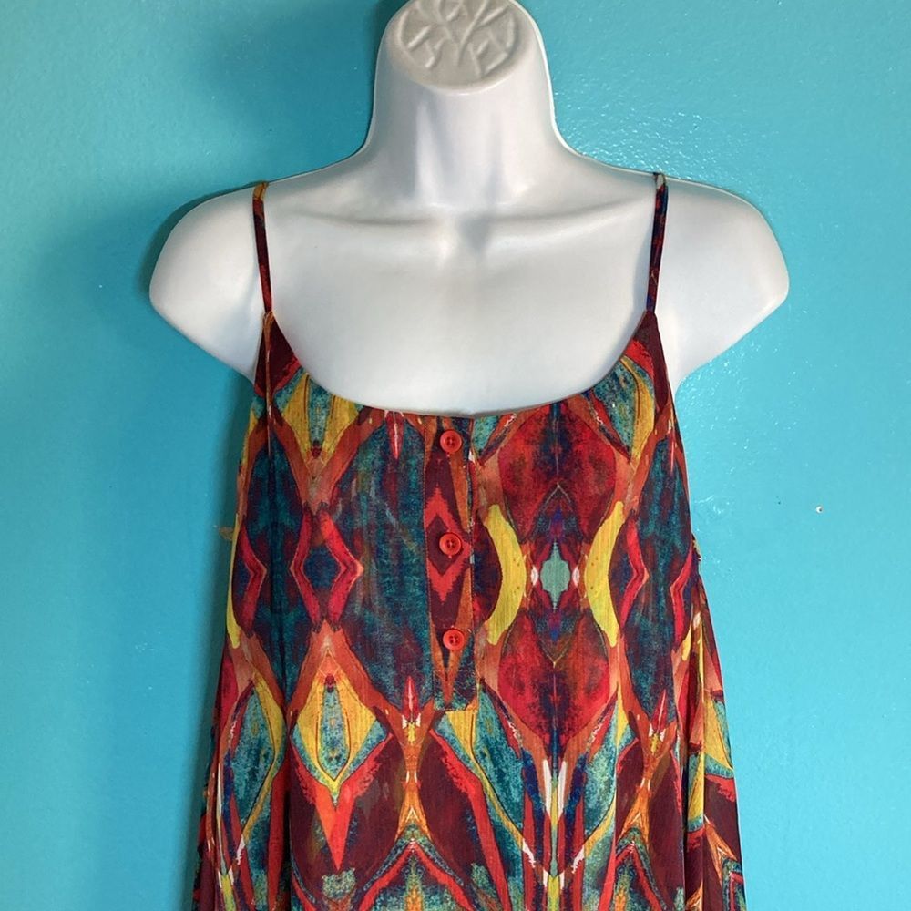 Alice + Olivia Alice & Olivia Rhi Size S Red Flouncy Mini Dress Adjustable Size S / US 4 / IT 40 - 8 Thumbnail