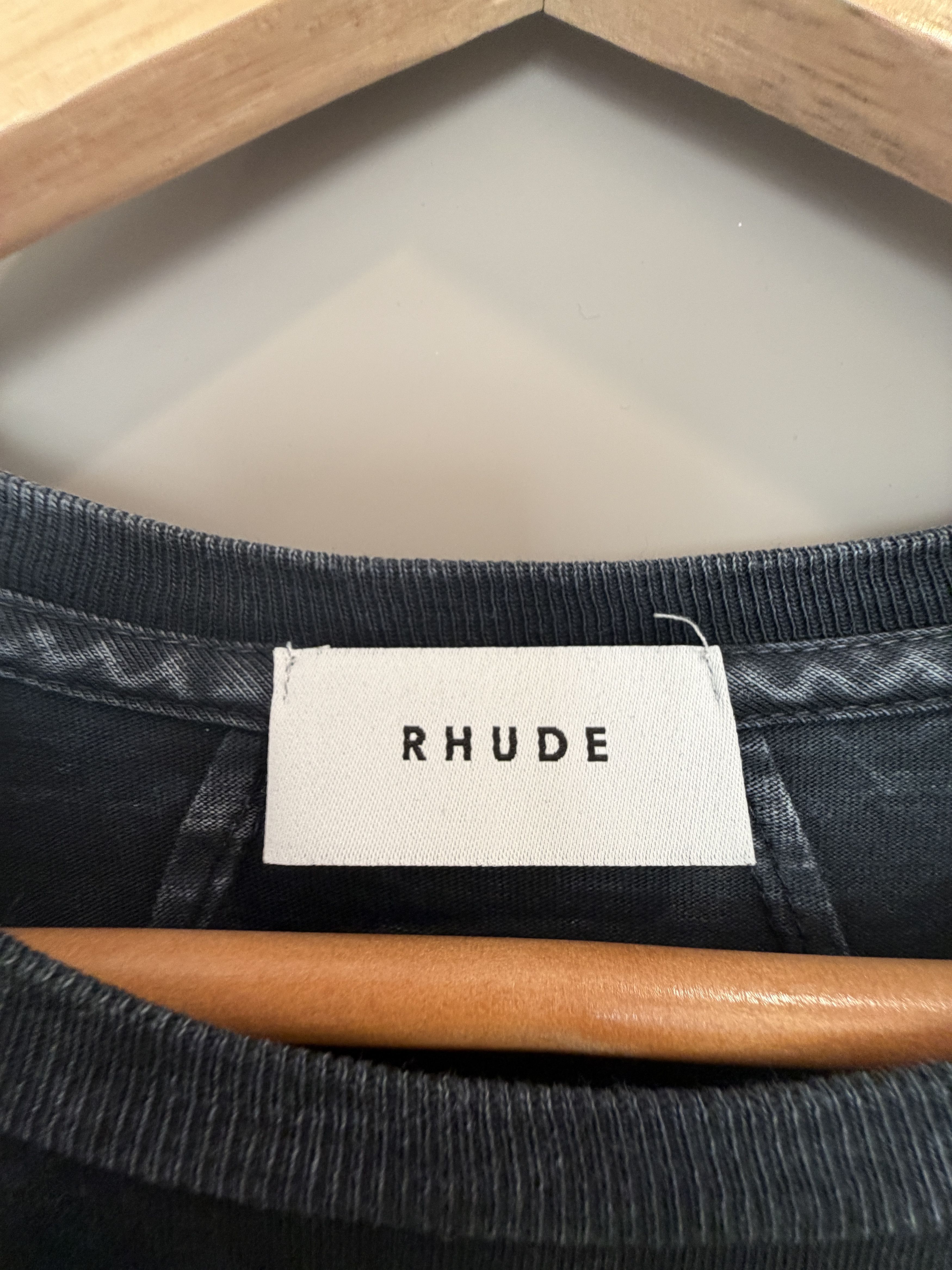 Rhude Rhude Happiness Long Sleeve T (Fits like L / Actual Size S) Size US L / EU 52-54 / 3 - 5 Thumbnail