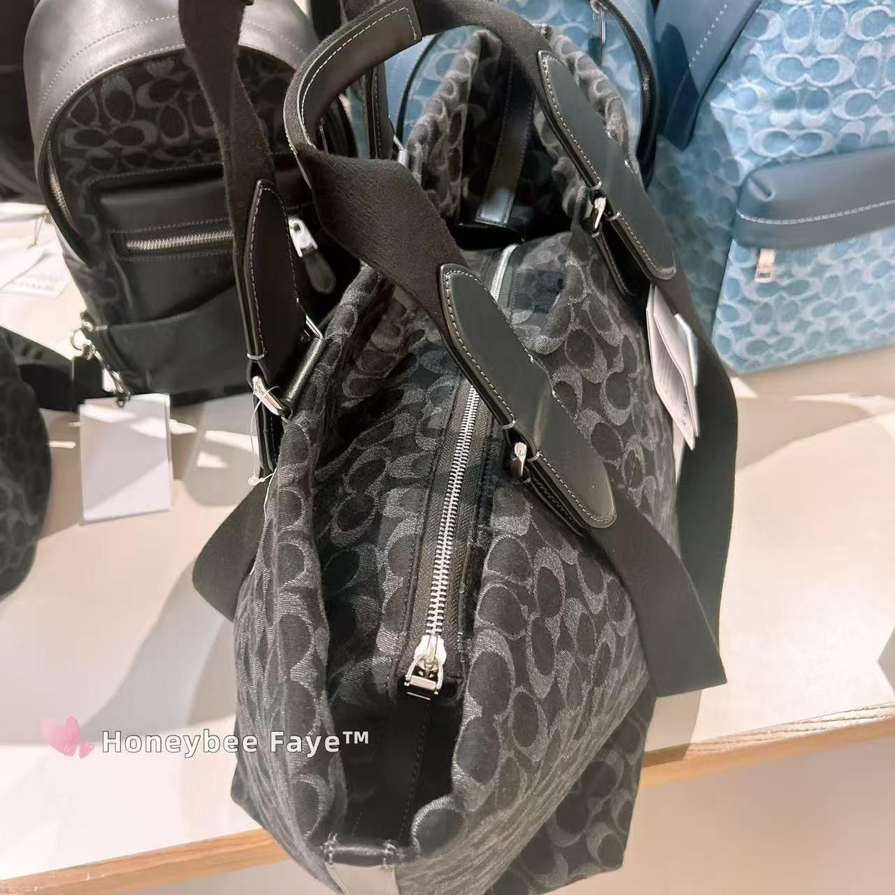 Coach Small Tour Tote Bag In Signature Denim CDC48 Size ONE SIZE - 4 Thumbnail