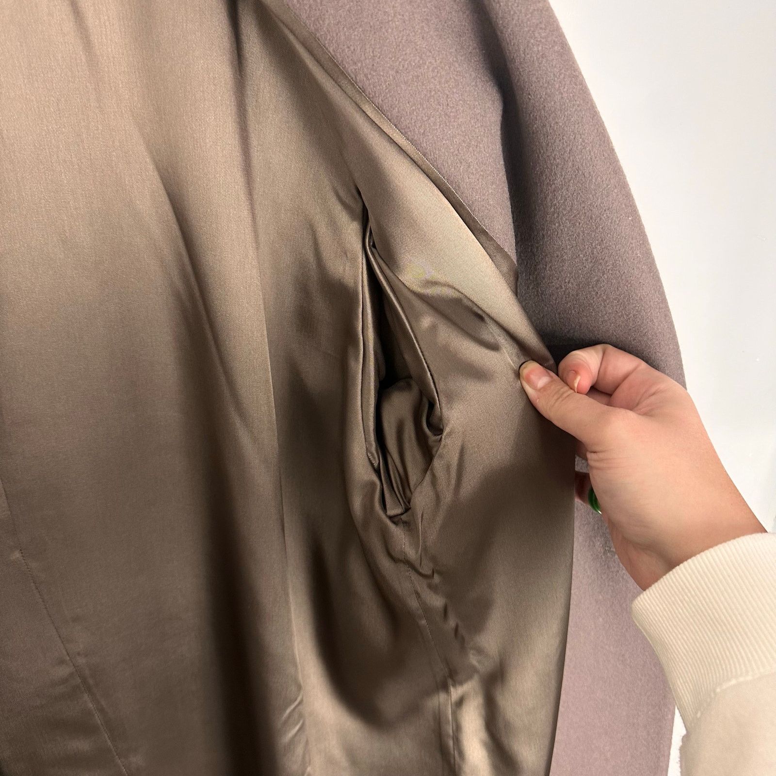 Jones New York Jones NY Union 100% Wool Double Breasted Trench Coat Sz 16 Size XXL / US 16-18 / IT 52-54 - 16 Thumbnail