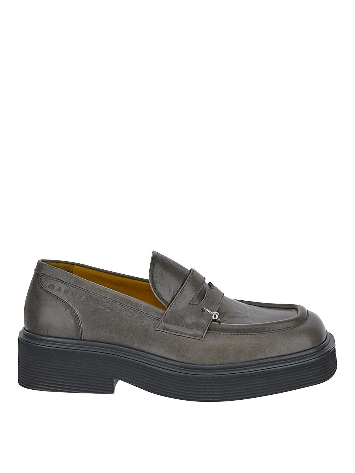 o1w1db11024 Leather Loafers in Grey
