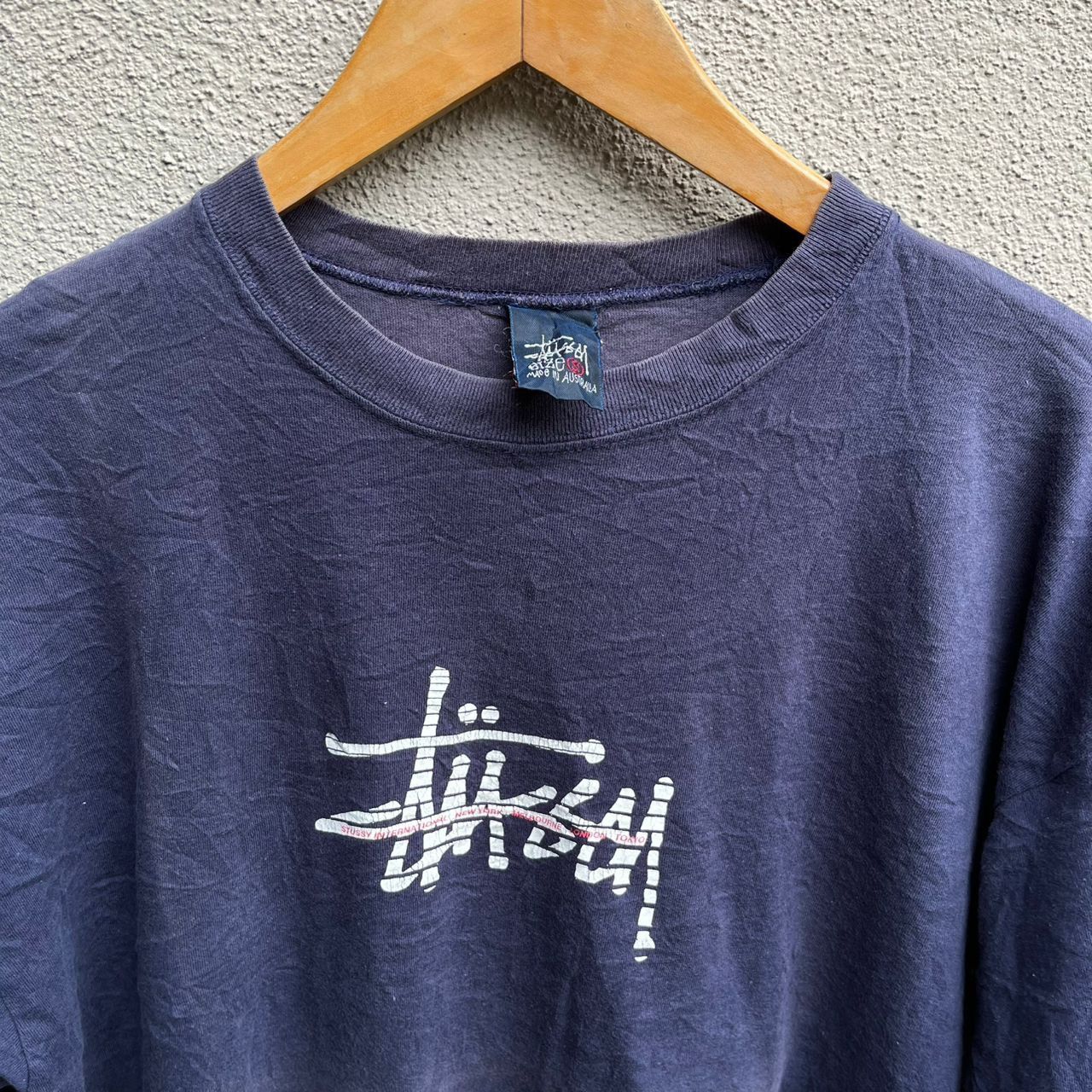 Stussy Vintage STUSSY international center logo tee Size US M / EU 48-50 / 2 - 3 Thumbnail