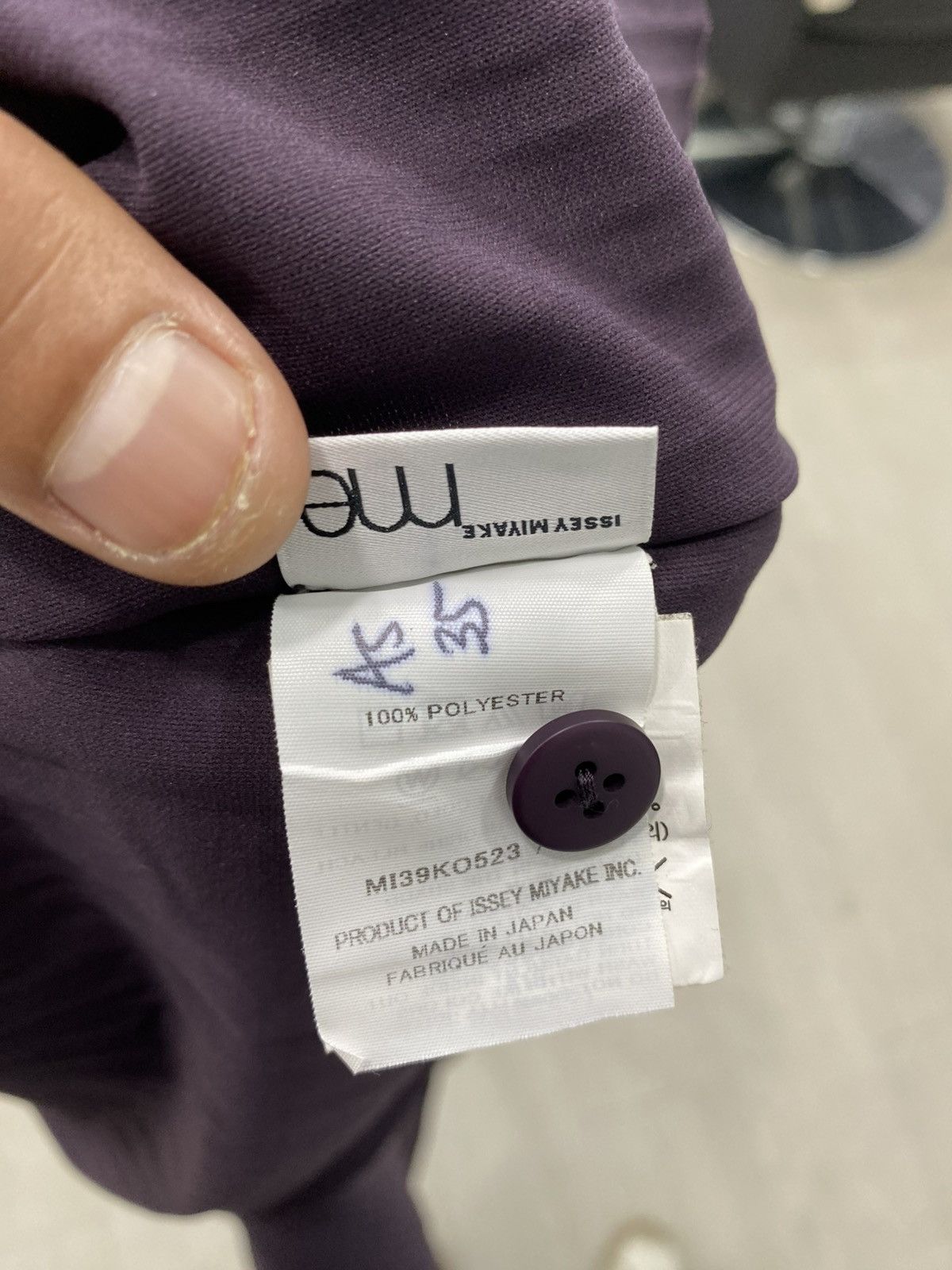 Issey Miyake Issey miyake me mock neck three-quarter sleeve button up Size US L / EU 52-54 / 3 - 8 Thumbnail