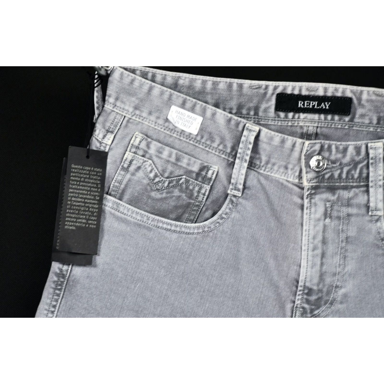 Replay REPLAY ANBASS M914 Slim Skinny Jeans W29 L34 Men Slim Size US 29 - 3 Thumbnail