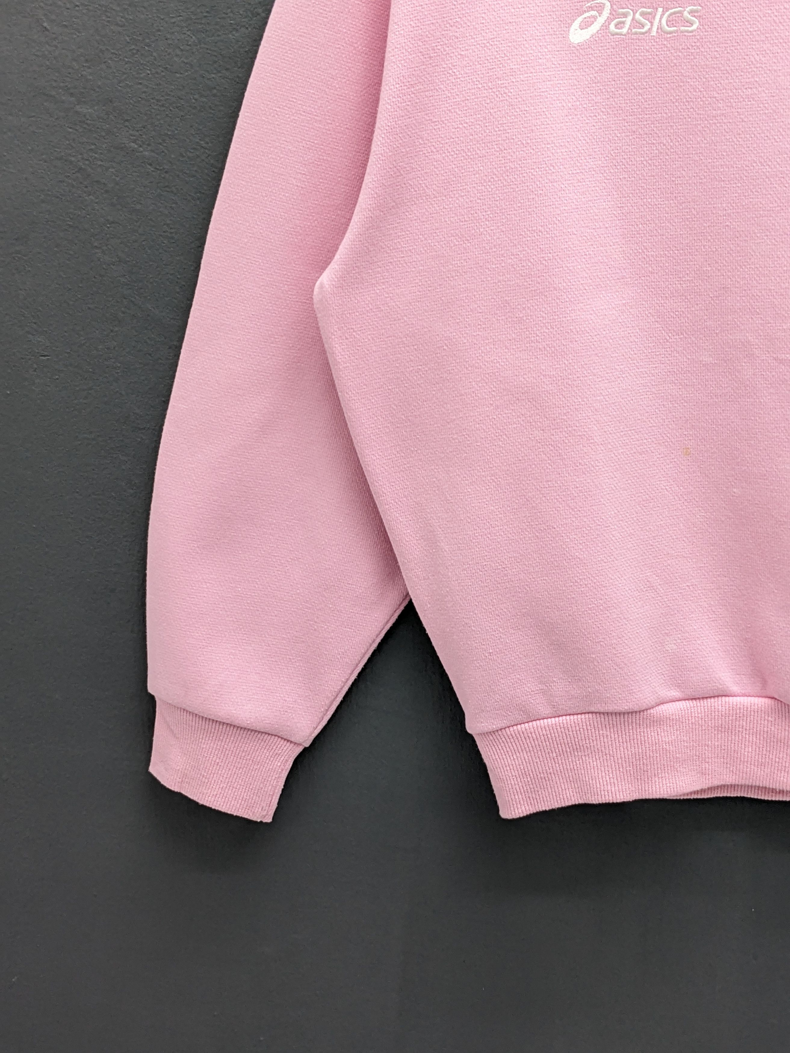 Asics Vintage Asics Classic Pink Crewneck Sweatshirt Size US M / EU 48-50 / 2 - 5 Thumbnail