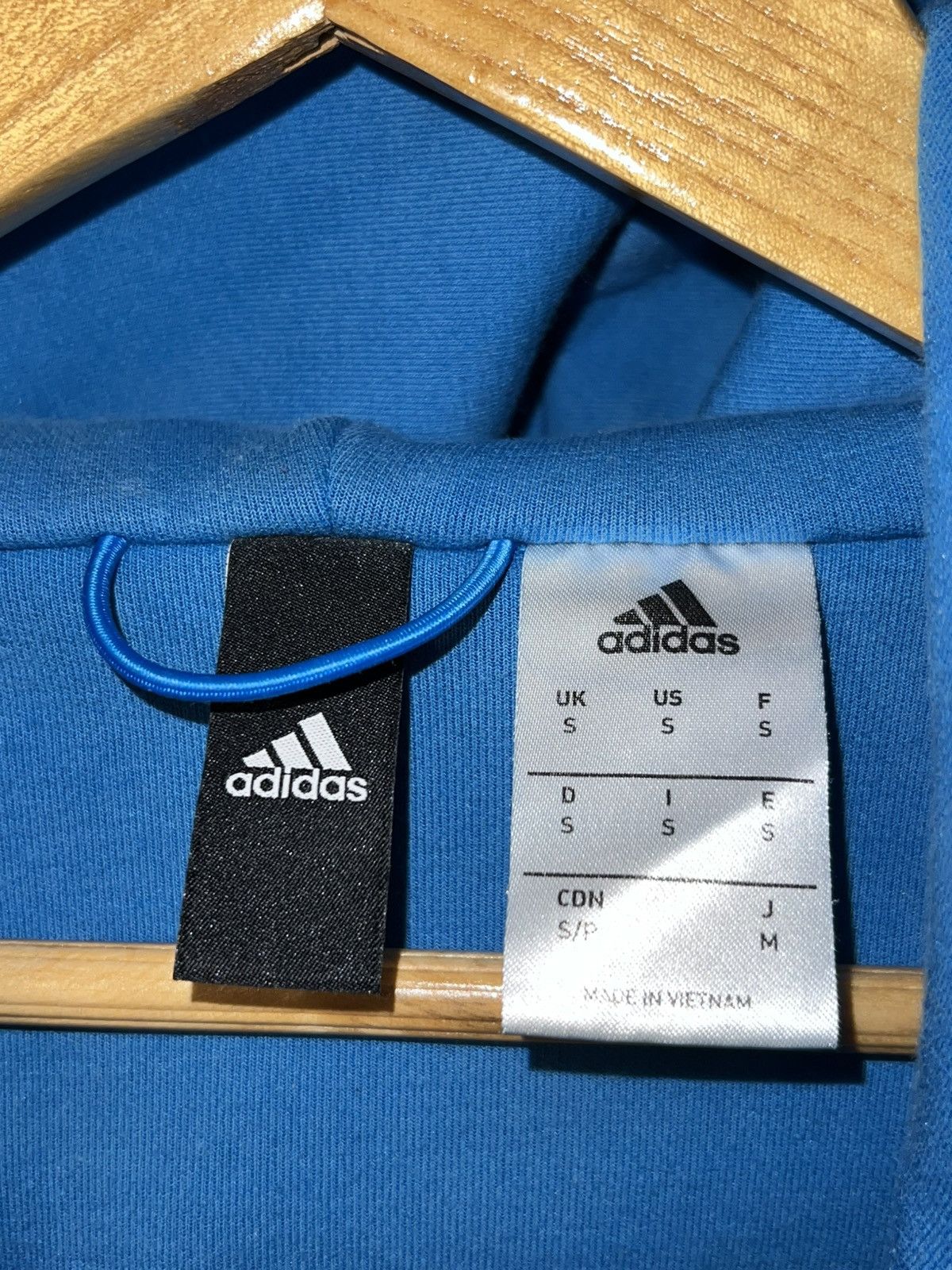 Adidas Adidas Lionel Messi Blue ZNE Zip Up Hoodie Men’s Size Small Size US S / EU 44-46 / 1 - 3 Thumbnail