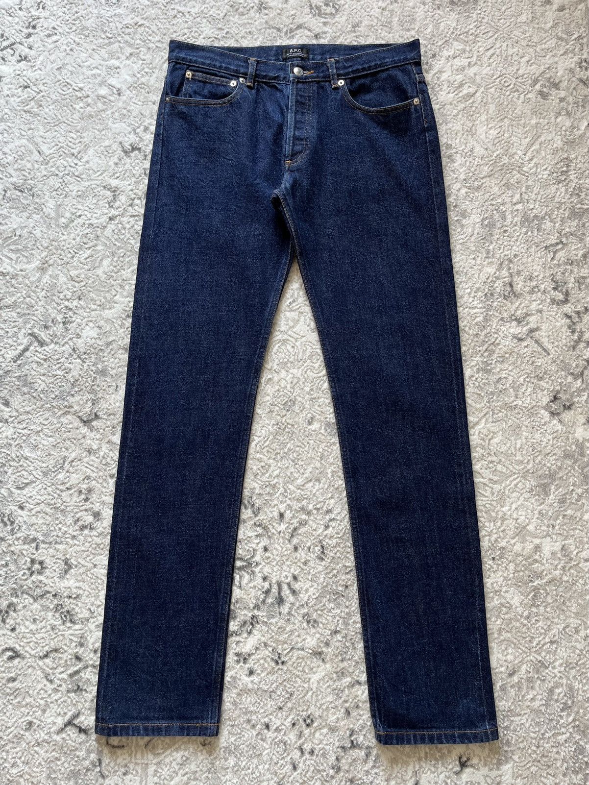 Selvedge Jeans Petit Standard Jean Droit Etroit AA027