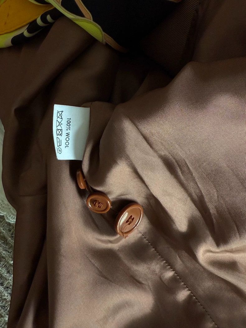 Dries Van Noten Dries Van Noten Brown silk scarf suit Size XS / US 0-2 / IT 36-38 - 5 Thumbnail