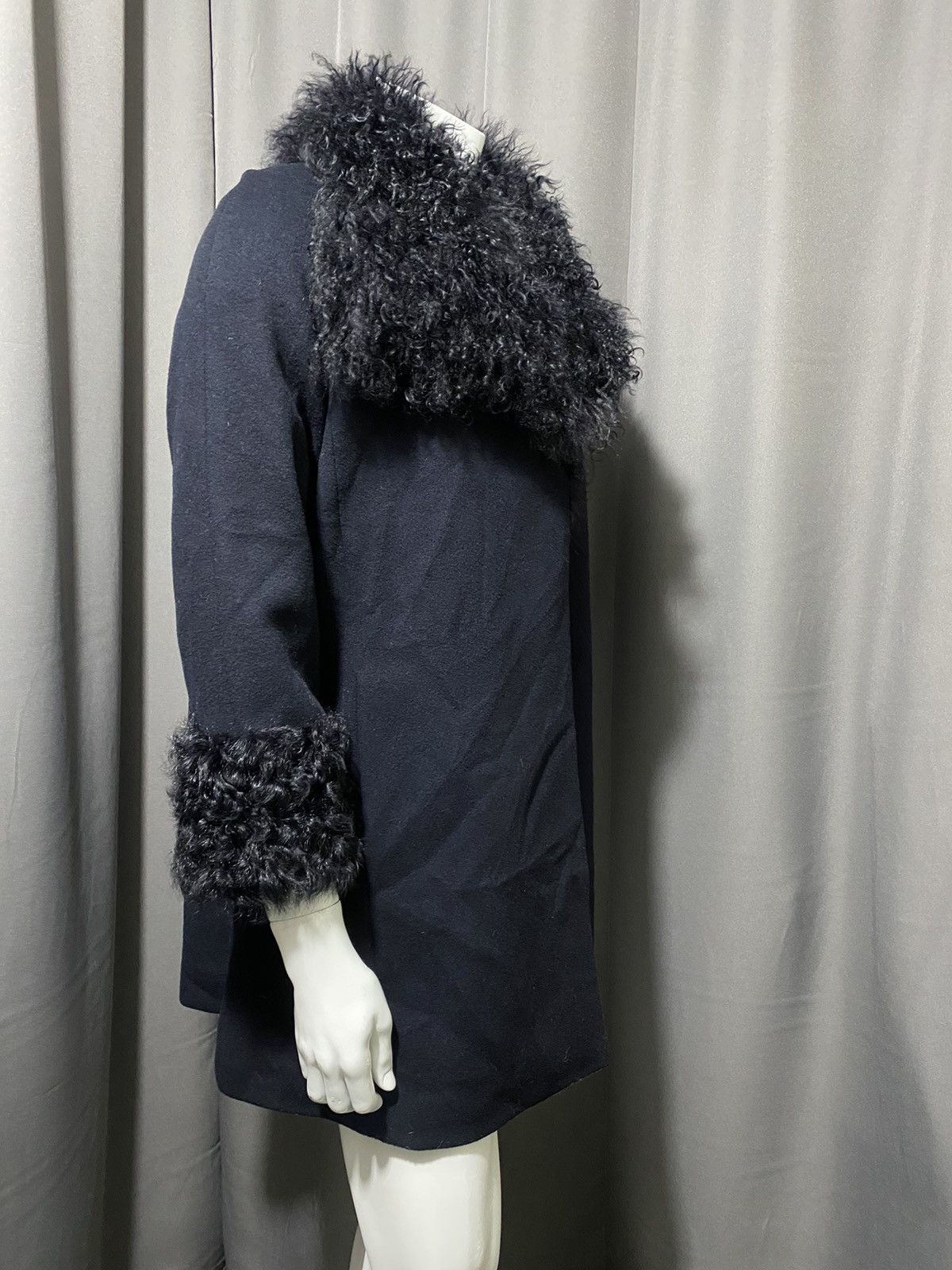 Other Et dieu Crea La femme Fur Wool Coat Size US M / EU 48-50 / 2 - 7 Thumbnail