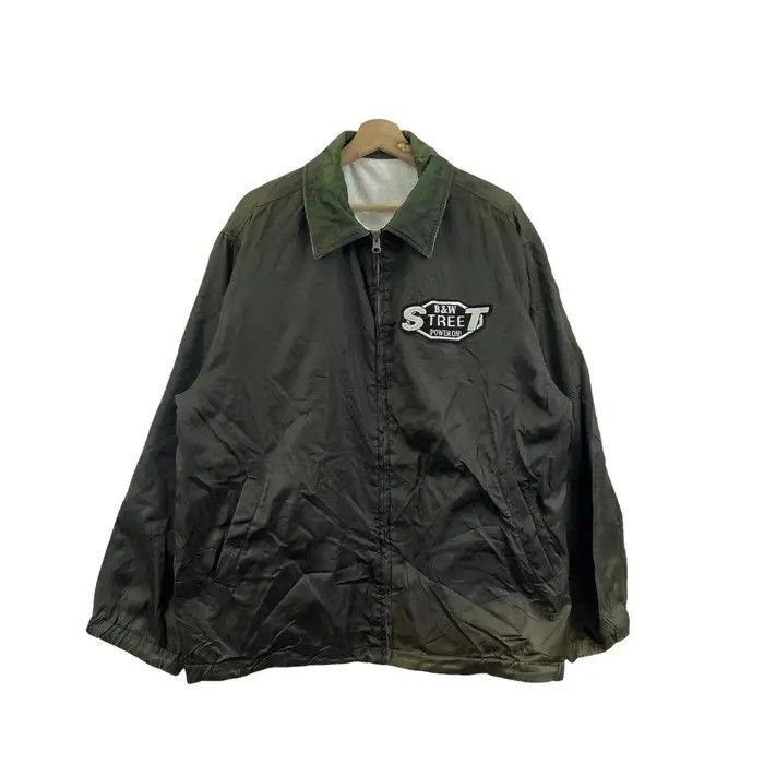 Vintage BOOGIE WOOGIE STREET Skateboard Hip Hop Reversible Jacket Size US XL / EU 56 / 4 - 4 Thumbnail