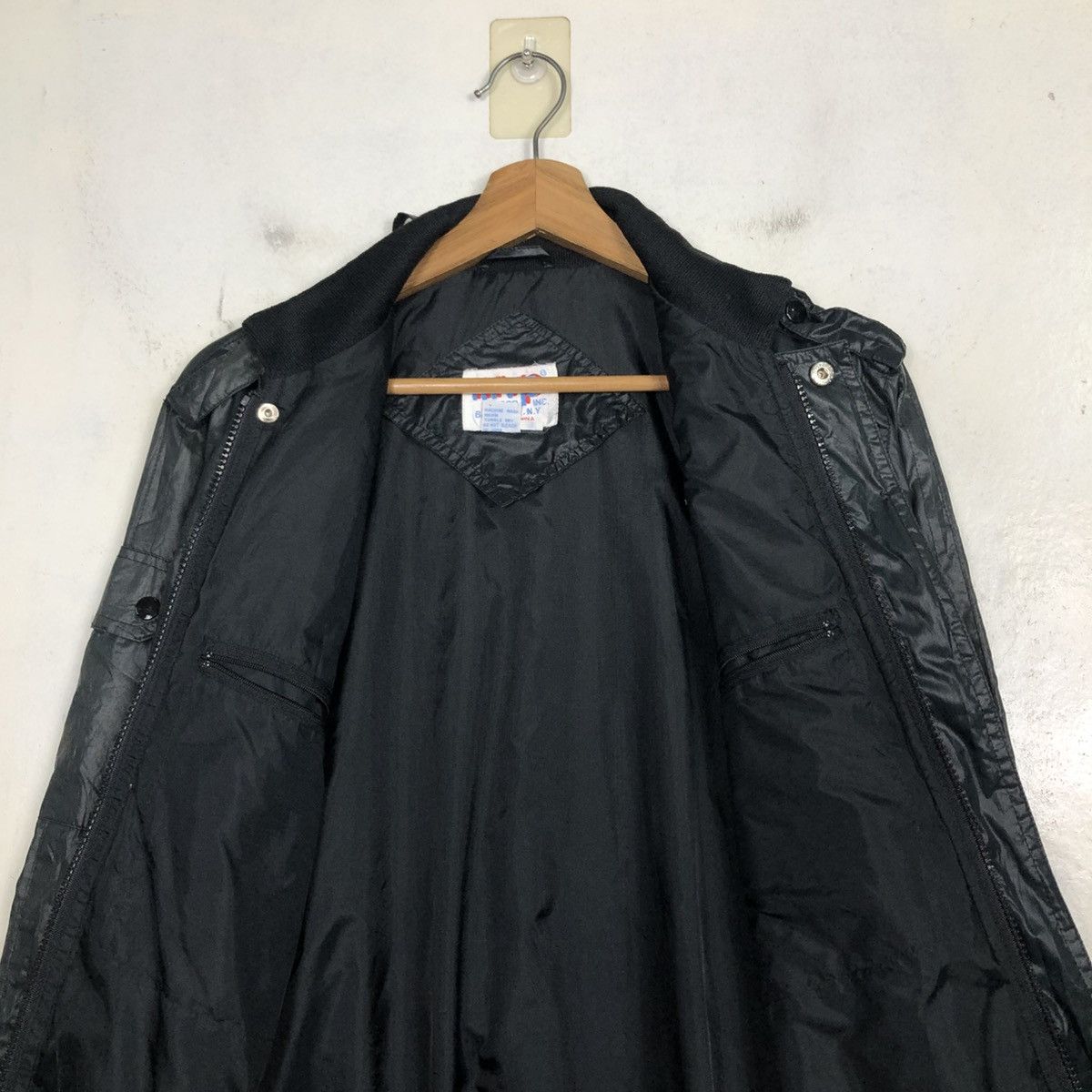 DUKE + DEXTER 💥VINTAGE SATIN BOMBER JACKET DOLE SMALL PONY Size US S / EU 44-46 / 1 - 16 Thumbnail