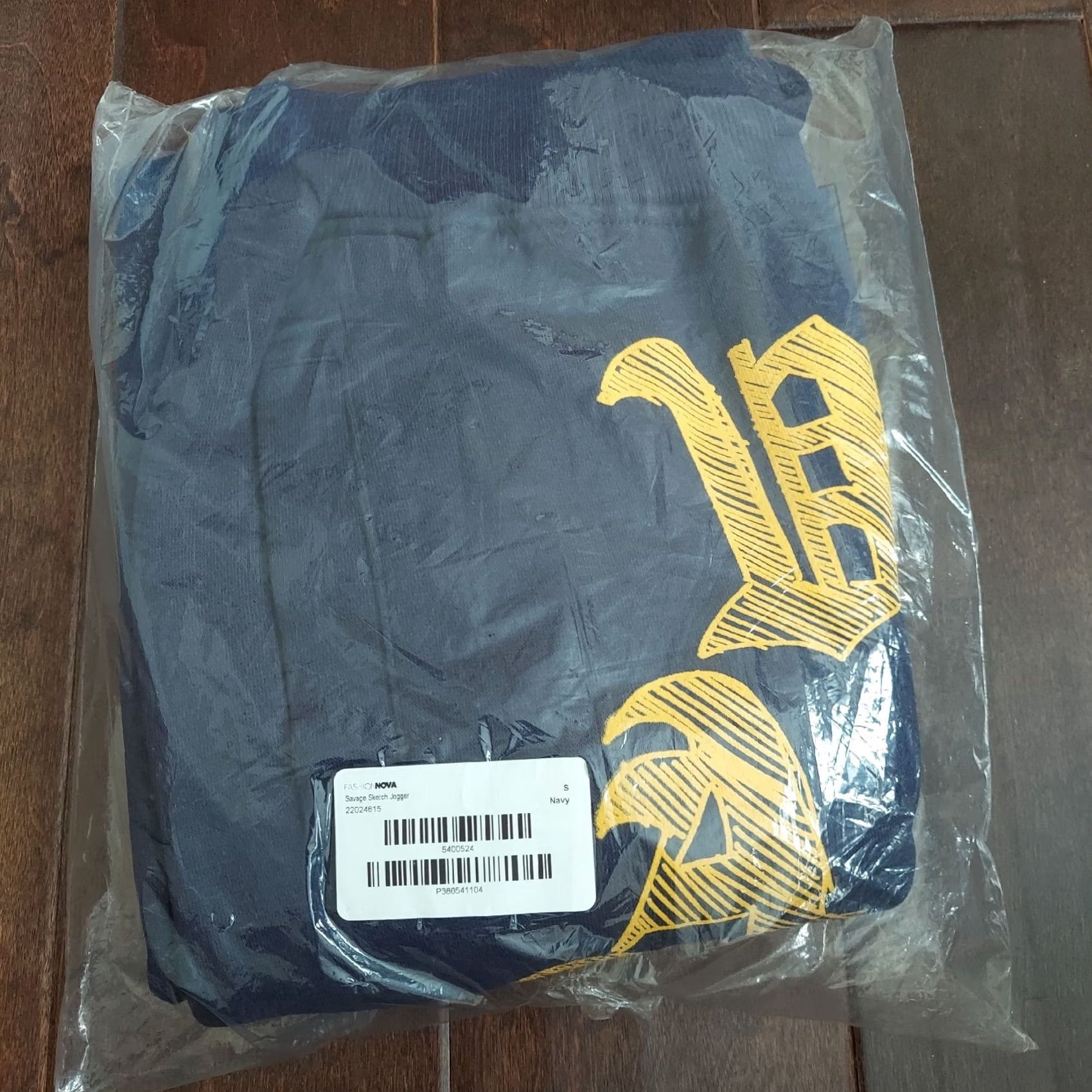 Fashion Nova Fashion Nova Men's Savage Sketch Jogger Pants Navy S Regular Size US 29 - 7 Thumbnail