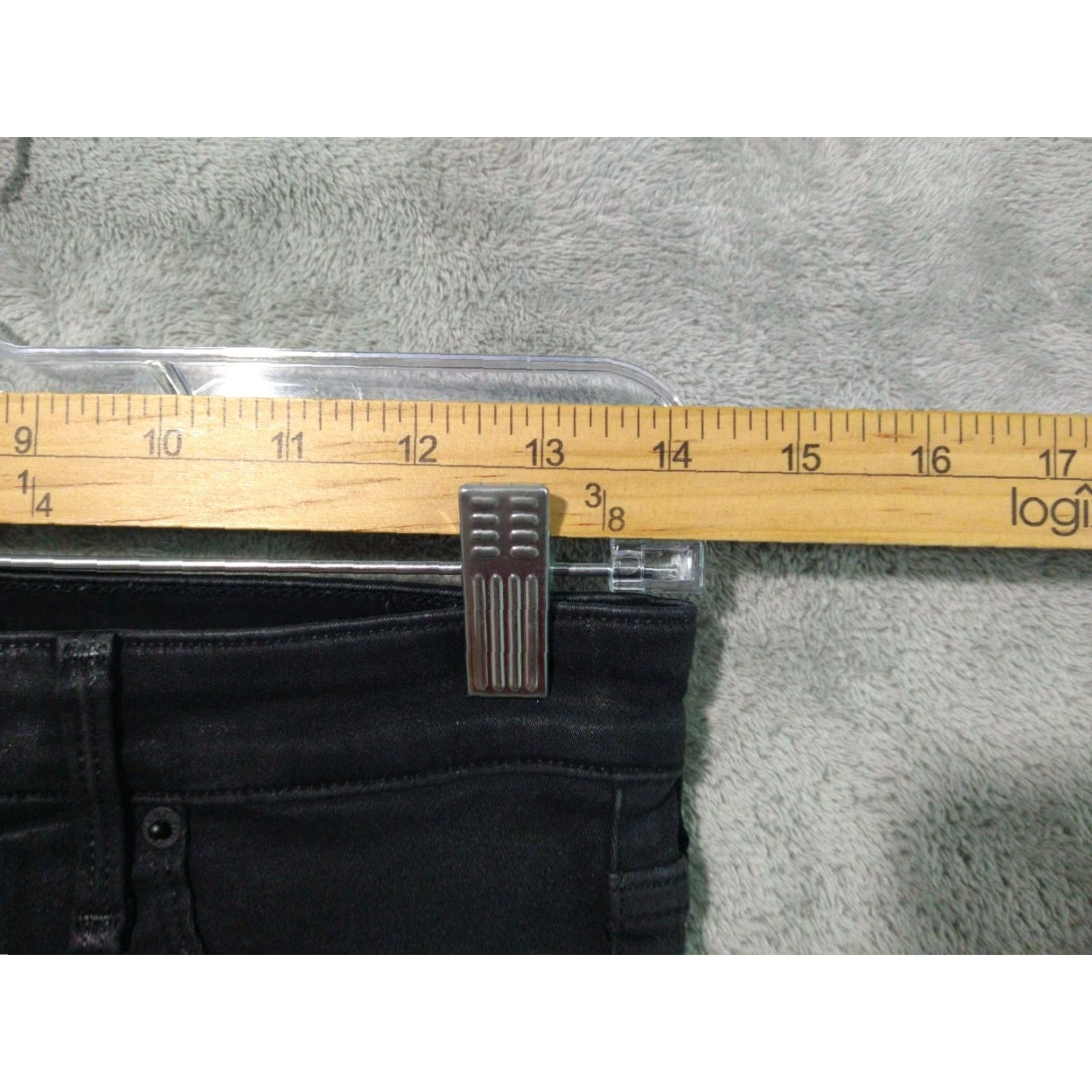 Abercrombie & Fitch Abercrombie & Fitch Jeans Womens 4 Black Denim Simone High Rise Ankle Stretch 90s City Preppy Womens Jeans Black Denim Stretch 5-Pocket Design Size 27" / US 4 / IT 40 - 3 Thumbnail