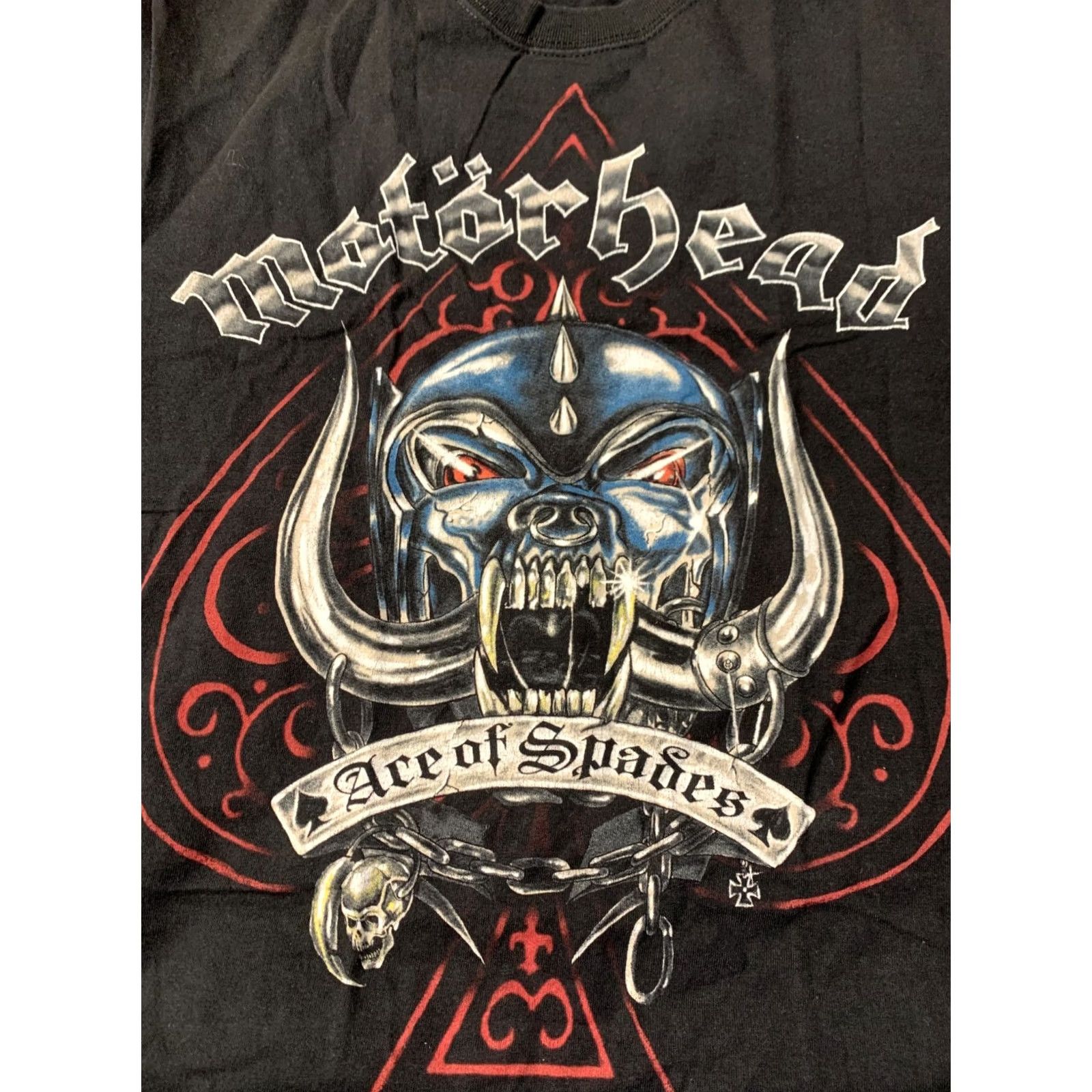 Fruit Of The Loom Motorhead Ace of Spades Shirt Mens M Black 100% Cotton Fruit of the Loom Rock Shirt T-Shirt Vintage No N/A Size US M / EU 48-50 / 2 - 4 Thumbnail