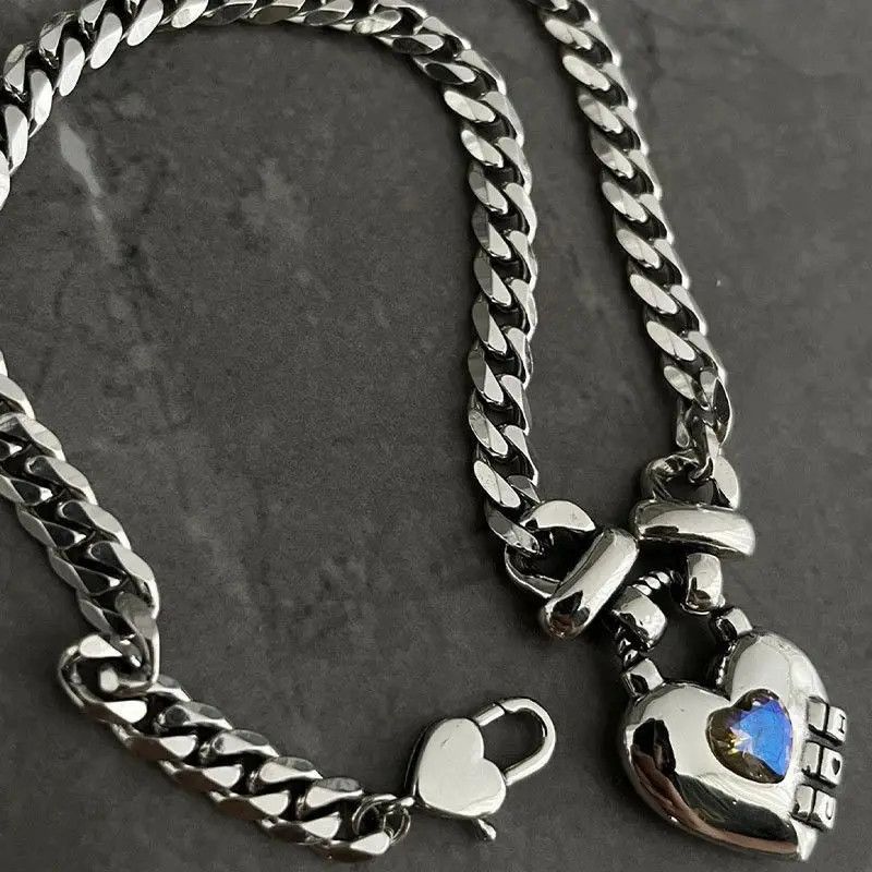 Japanese Brand × Vintage Love Pendant Y2k Punk Gothic Necklaces Model S Size ONE SIZE - 4 Thumbnail