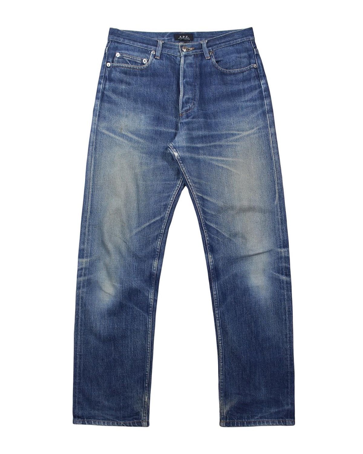 image of A P C x Jean Selvedge Jeans in Denim, Men's (Size 30)