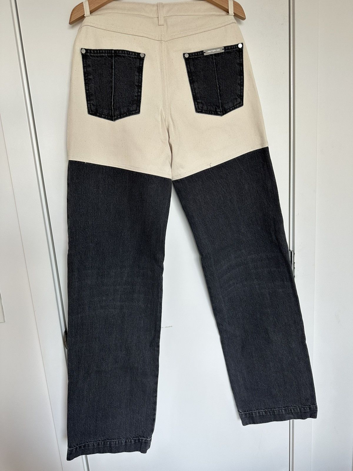 Peter Do Peter Do Color-Block High Waisted Jeans Size 26" / US 2 / IT 38 - 2 Thumbnail
