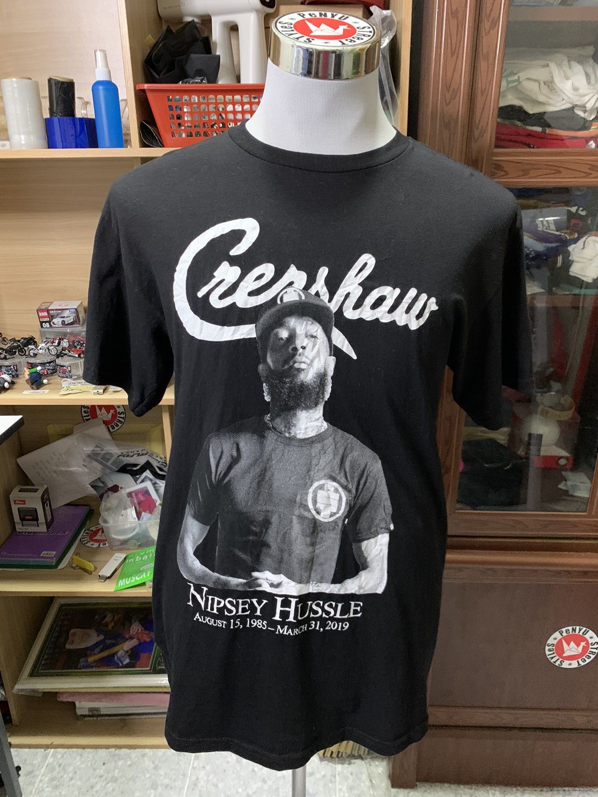 Rap Tees NIPSEY HUSSLE BLACK TEE Size US M / EU 48-50 / 2 - 1 Thumbnail