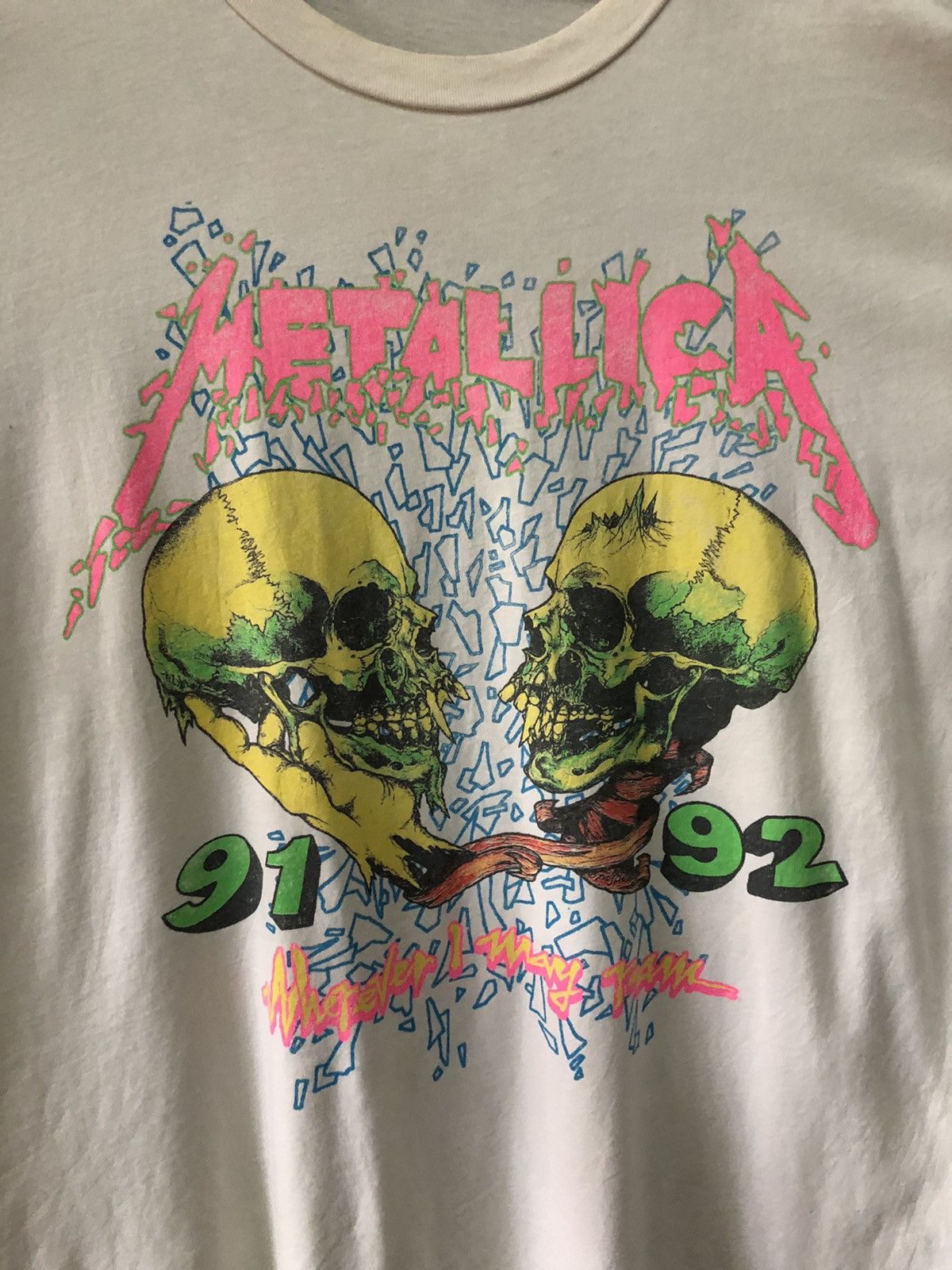 Band Tees Made in USA Repro Metallica 91/92 Tour Tee Size US XL / EU 56 / 4 - 3 Thumbnail