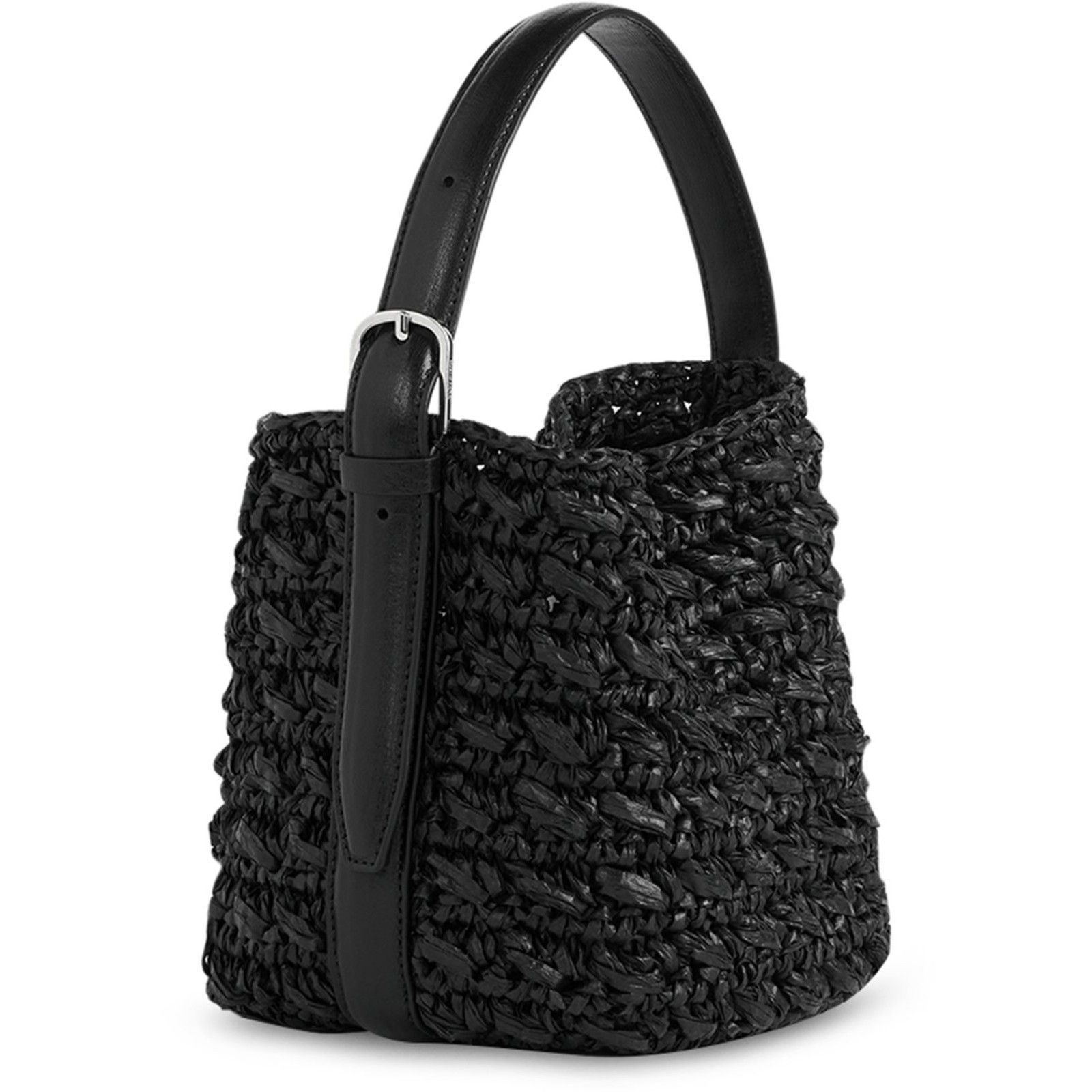 Toteme TOTEME Black Small Paper Tote Bag New Size ONE SIZE - 2 Thumbnail