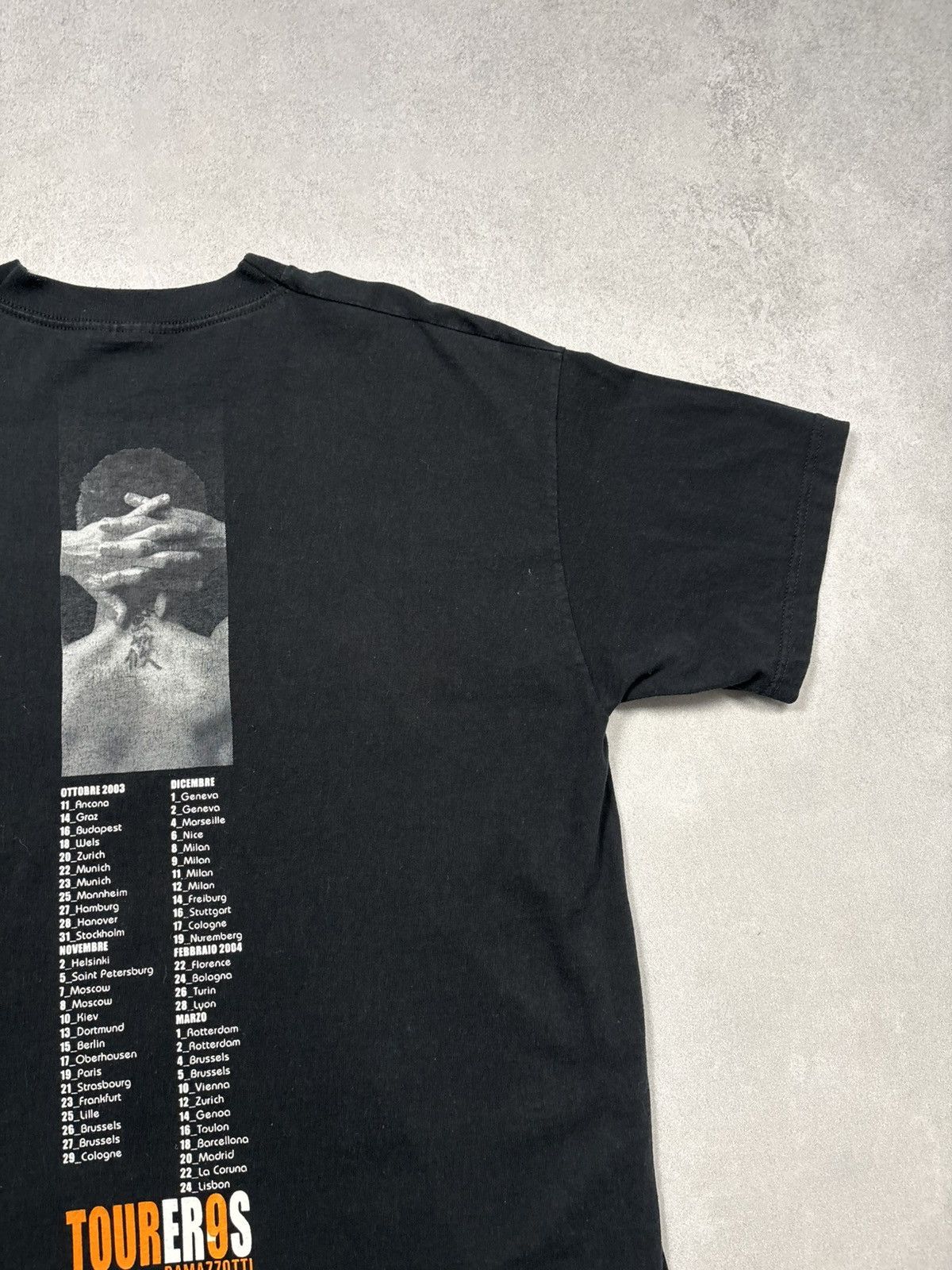 Band Tees Vintage Eros Ramazzotti Toureros 2003/2004 T Shirt Band 00s Size US L / EU 52-54 / 3 - 3 Thumbnail