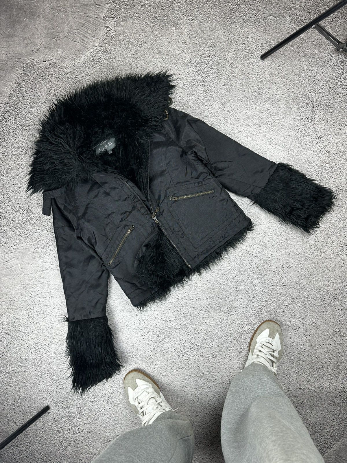 Hysteric Glamour VTG if six nine Fur Faux Bomber Opium Gothic Style Y2K Size S / US 4 / IT 40 - 1 Thumbnail