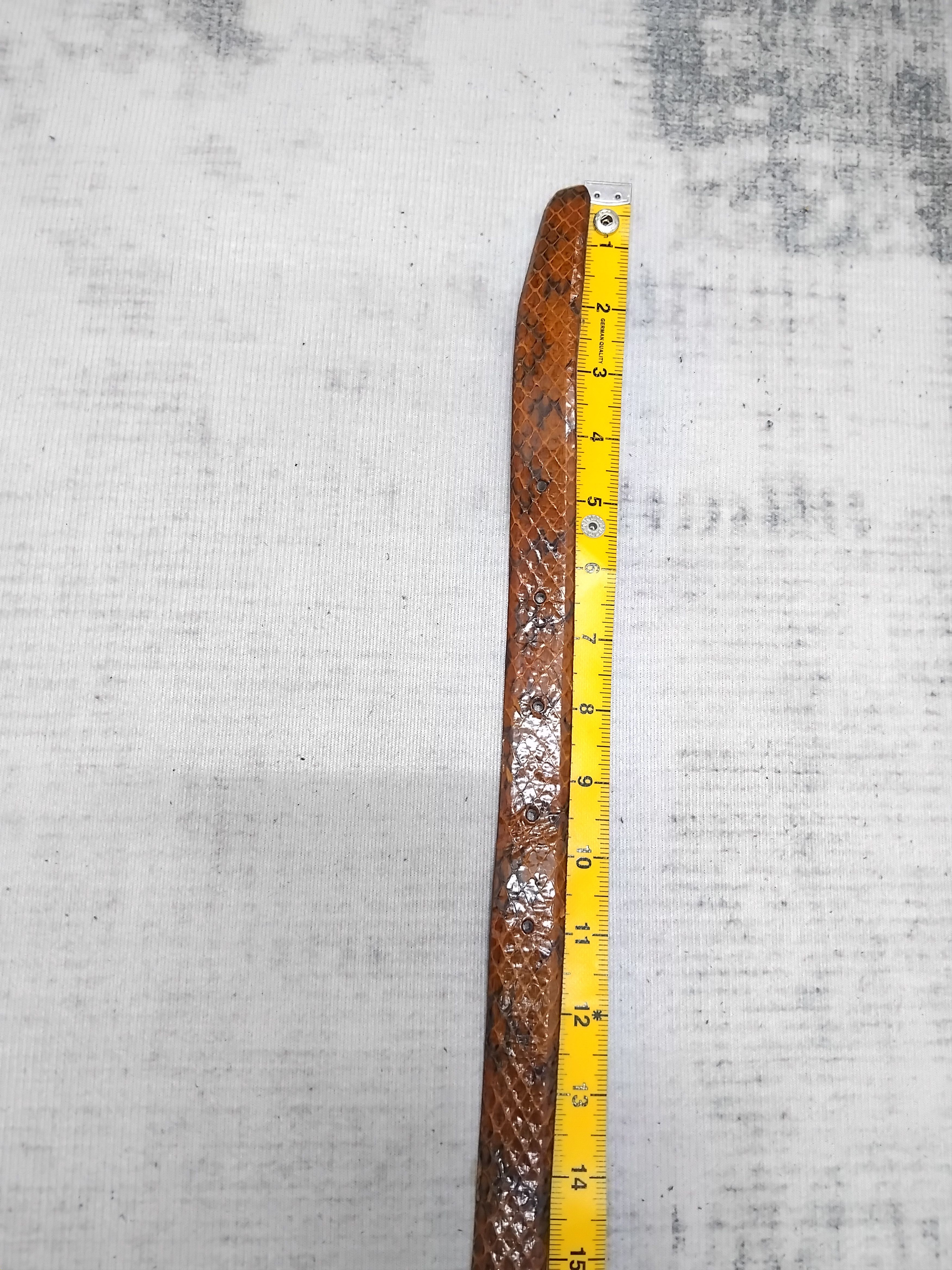 Japanese Brand Snake style brown colour belt Size ONE SIZE - 8 Thumbnail