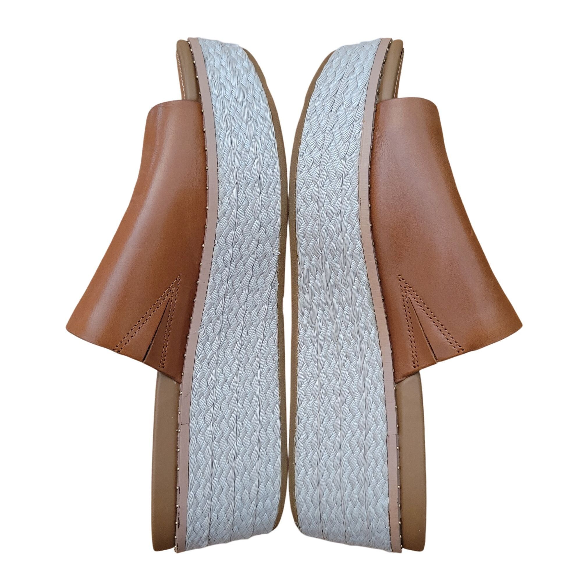 Other Fitflop 11 ELOISE Espadrille Tan Platform Slide Sandals Micr Size US 11 / IT 41 - 6 Thumbnail