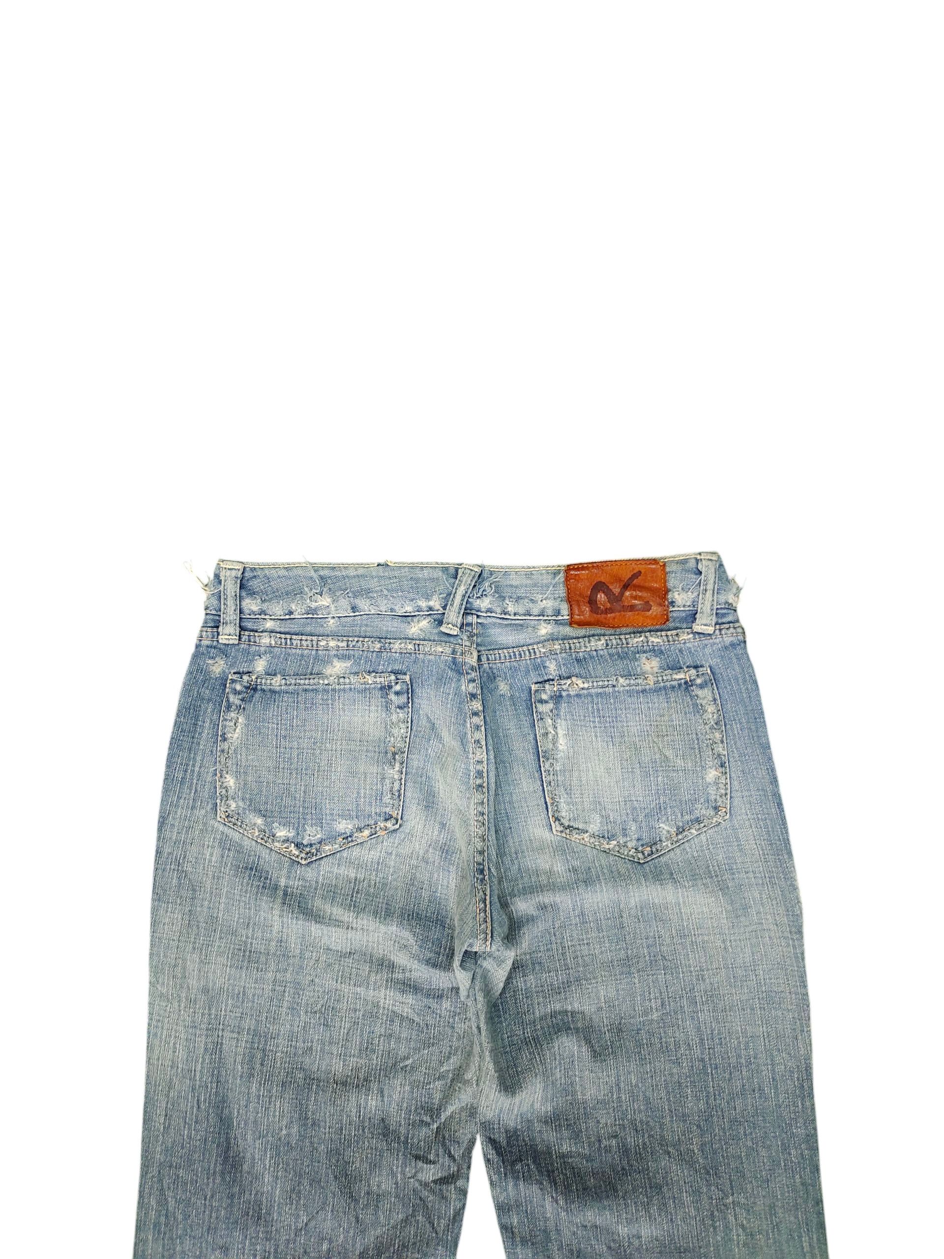 Kapital Vintage 45rpm Japan Clawmark Distress Denim Jeans Size US 30 / EU 46 - 9 Thumbnail