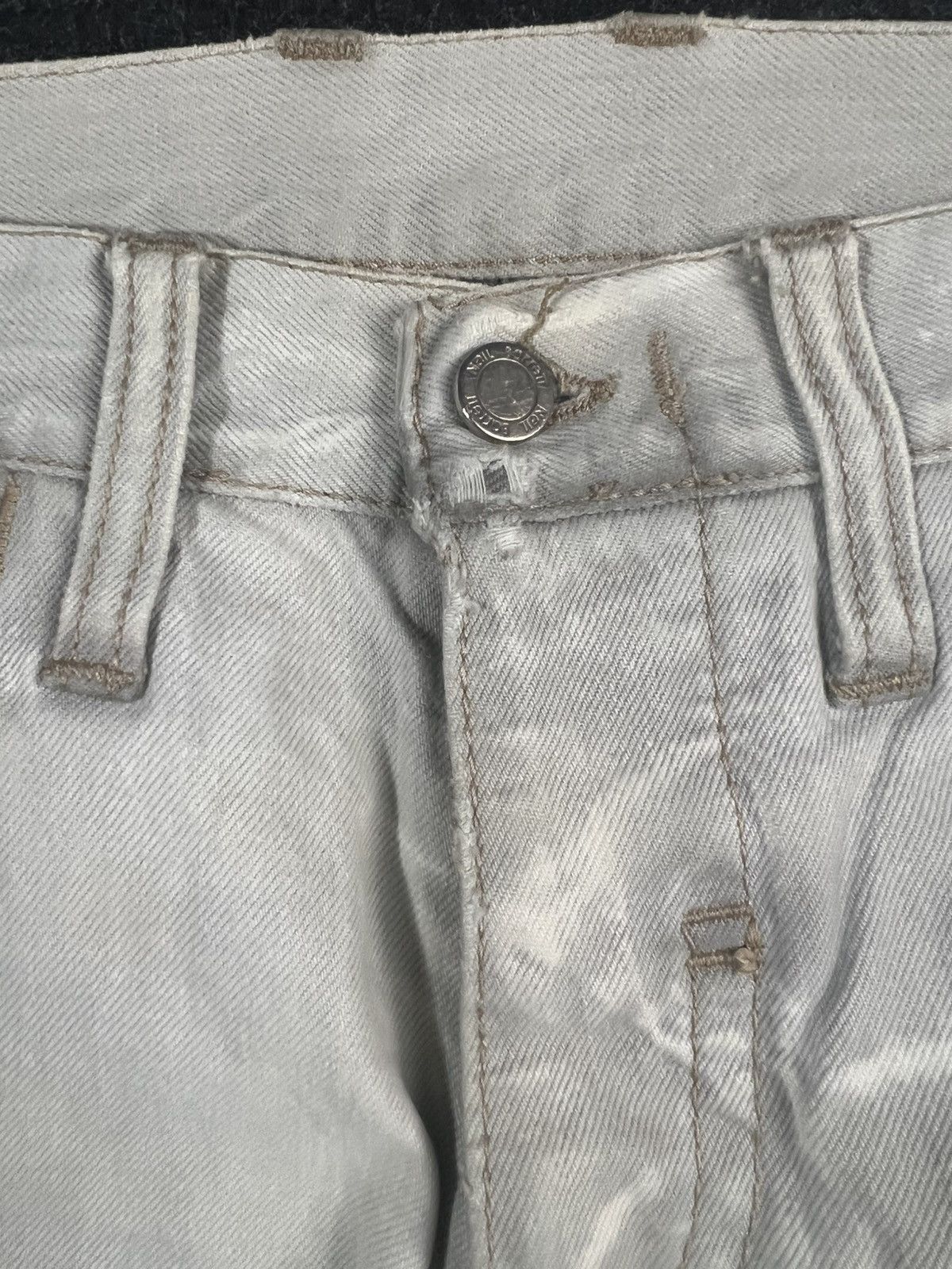 Neil Barrett Made In USA Distressed Vintage Neil Barrett Jeans RARE Size US 32 / EU 48 - 3 Thumbnail