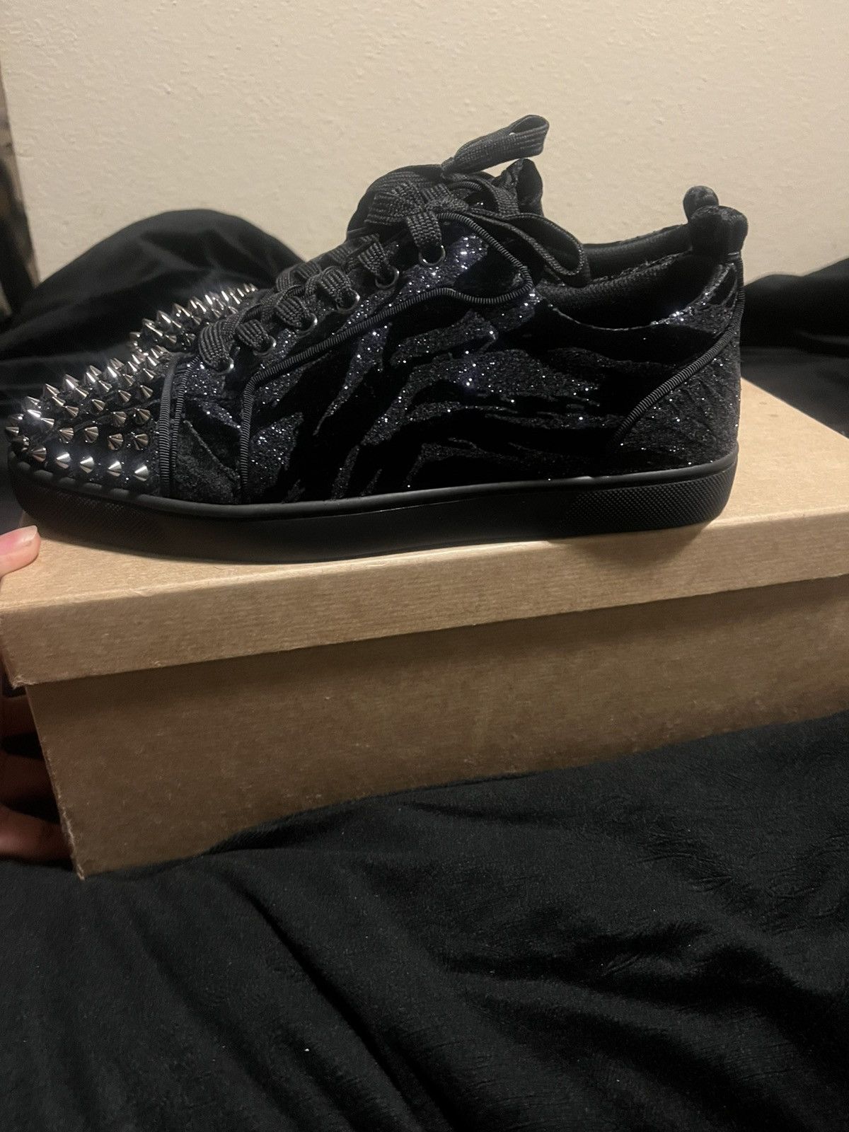 Christian Louboutin Louis Junior Spikes orlato flat Size US 8 / EU 41 - 3 Thumbnail