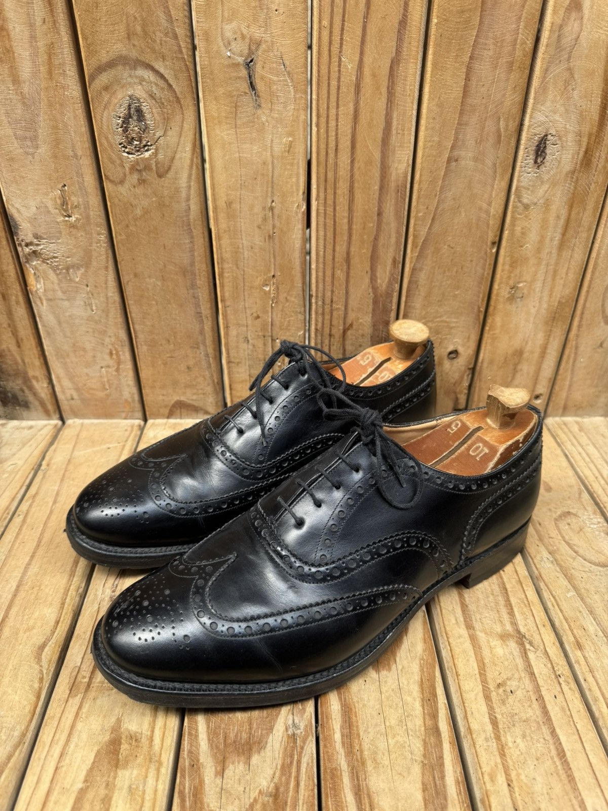 Church's Church’s ‘FRANKLIN’ black wingtip brogue Mens shoes US 11 F Size US 11 / EU 44 - 6 Thumbnail