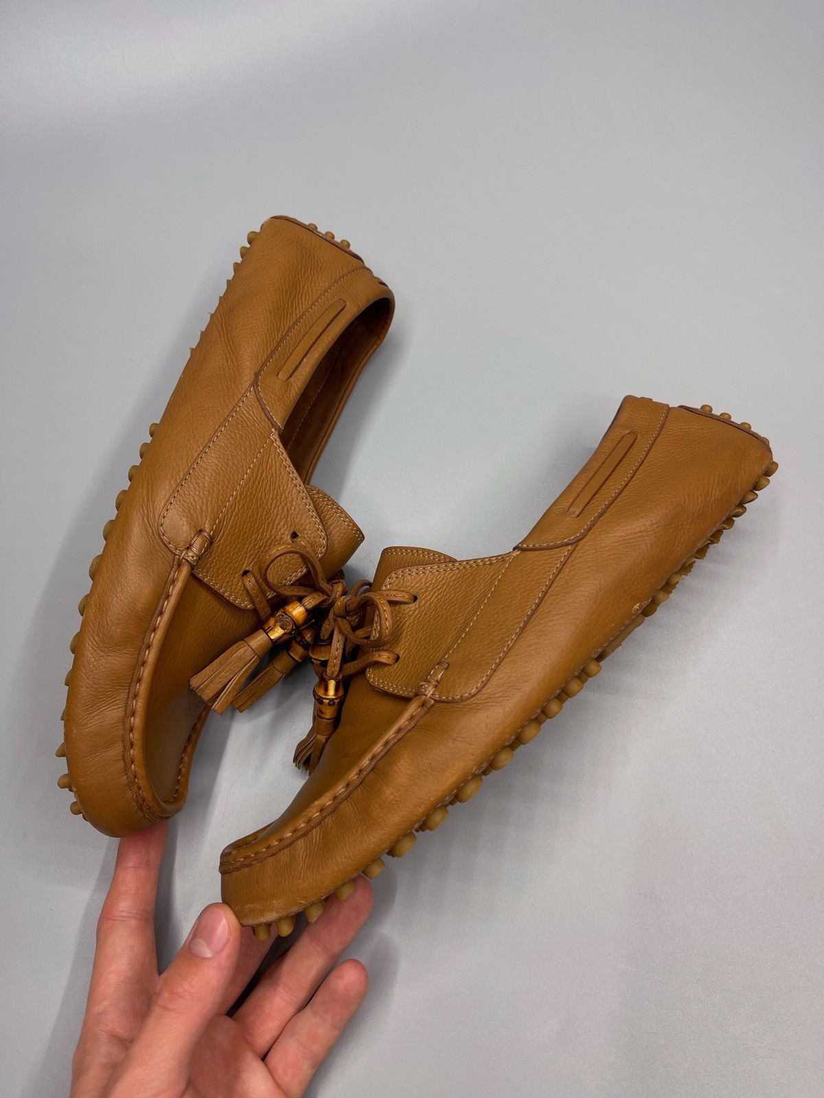 Gucci Gucci Loafers Leather Shoes Size US 8 / EU 41 - 7 Thumbnail