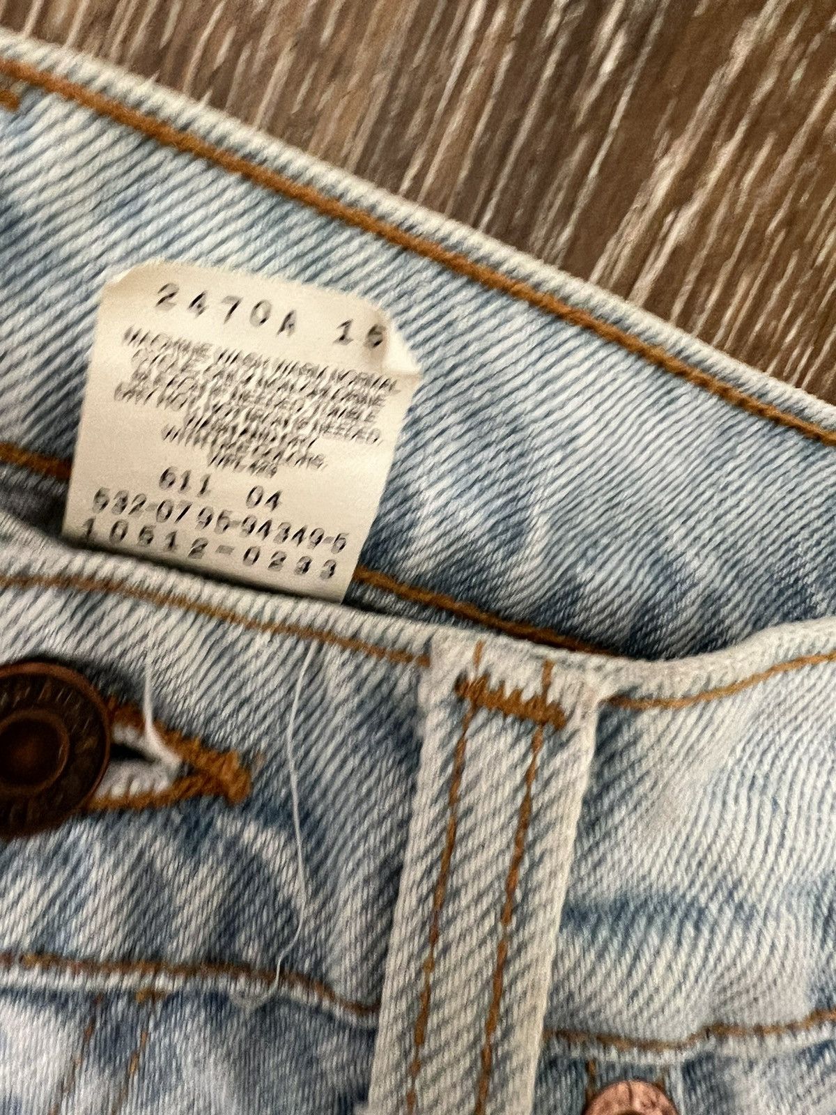 Levi's Vintage womens levis 512 slim fit tapered leg jeans Size 27" / US 4 / IT 40 - 6 Thumbnail