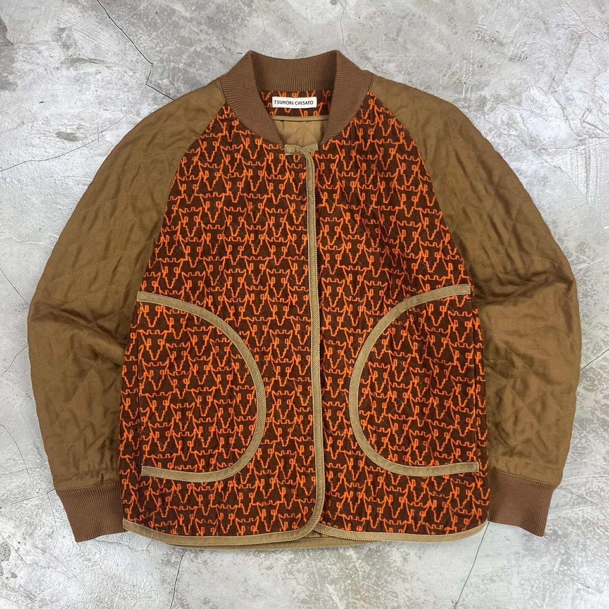 Tsumori Chisato Quilted Snap Button Bomber Jacket Size US M / EU 48-50 / 2 - 1 Thumbnail
