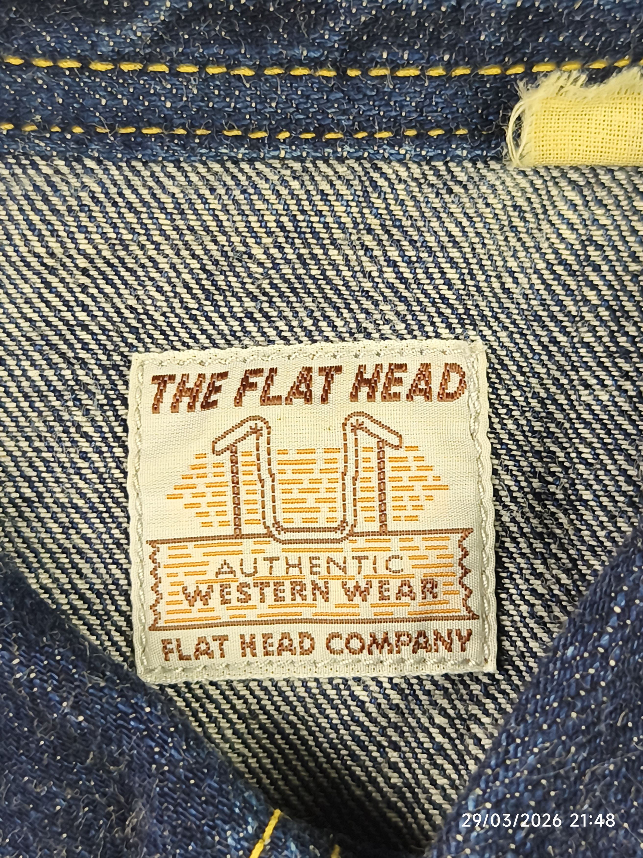 The Flat Head The flat head 7002W sawtooth western denim shirt 12oz Size US S / EU 44-46 / 1 - 6 Thumbnail